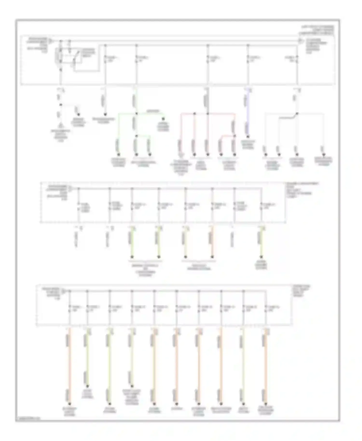 XJR Jaguar II (1994-2003): Power distribution circuit (4 of 4)