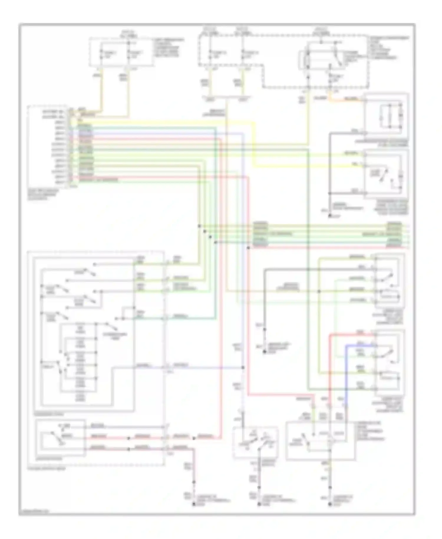 XJR Jaguar II (1994-2003): Wiper/washer circuit (1 of 2)