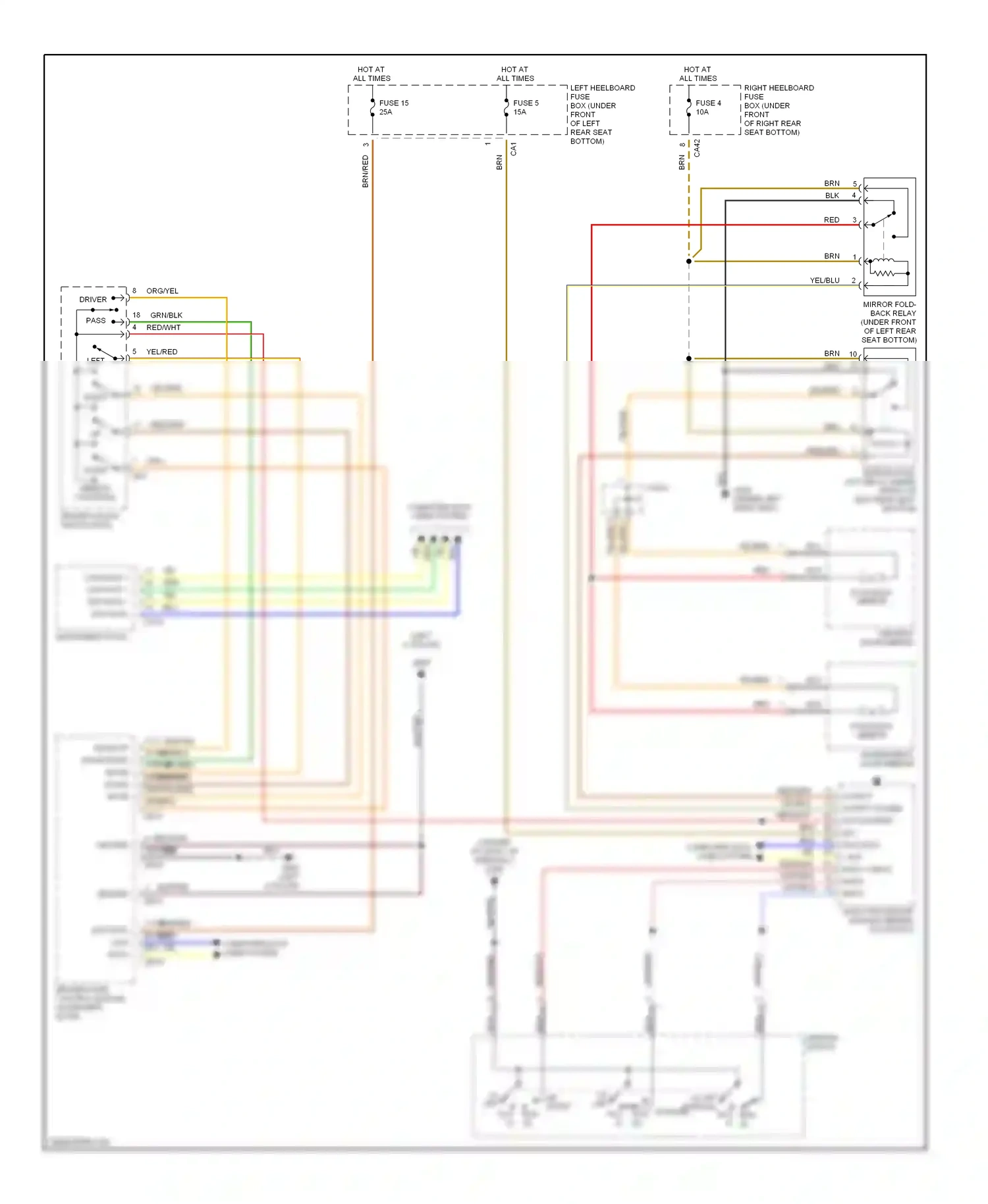 Jaguar XJR II (1994-2003) can data + can data - scp data - scp data + wiring diagram  (1 of 1)