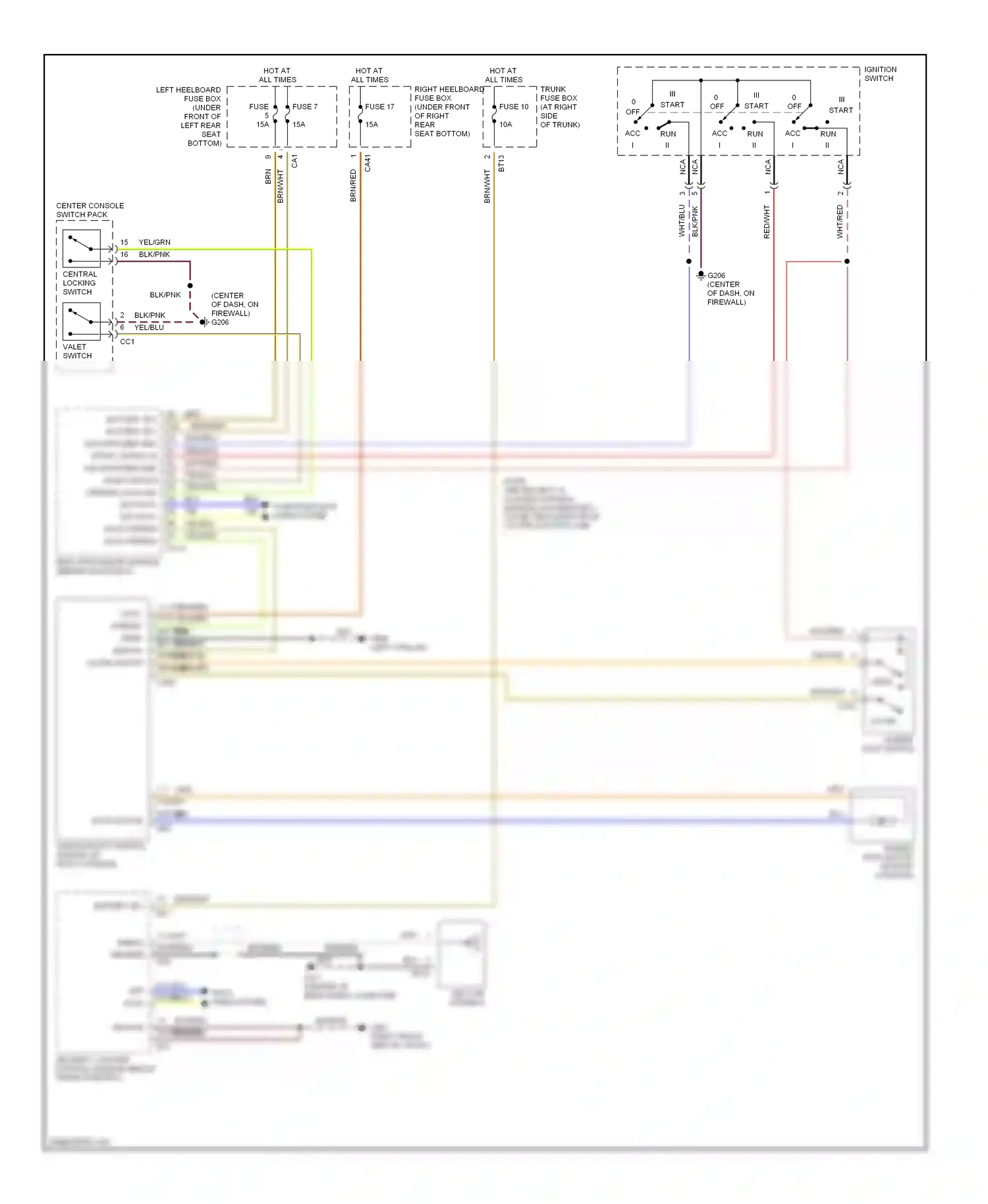 Jaguar XJR II (1994-2003) computer data lines system wiring diagram  (26 of 33)