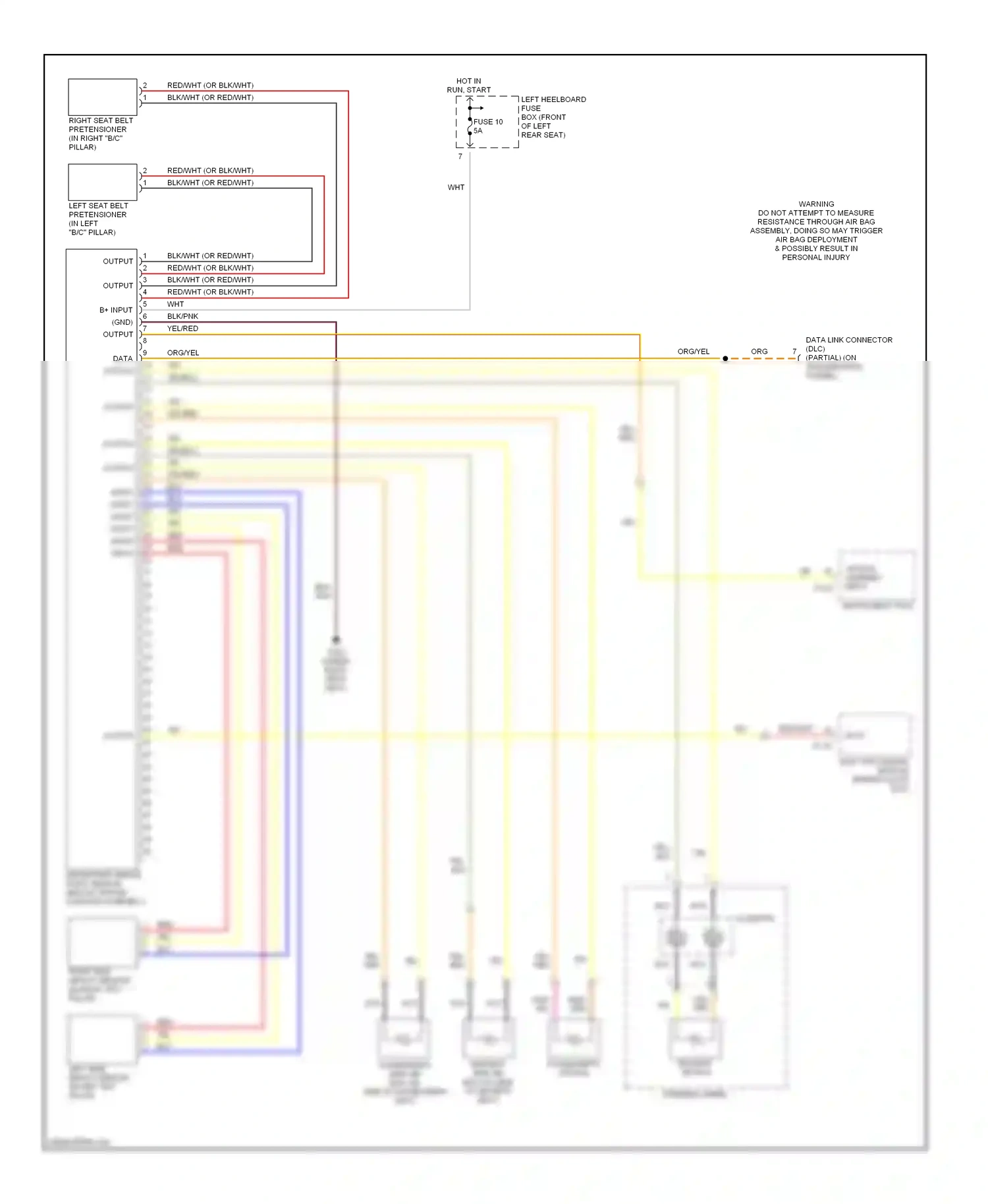 Jaguar XJR II (1994-2003) input input input input input input wiring diagram  (1 of 1)