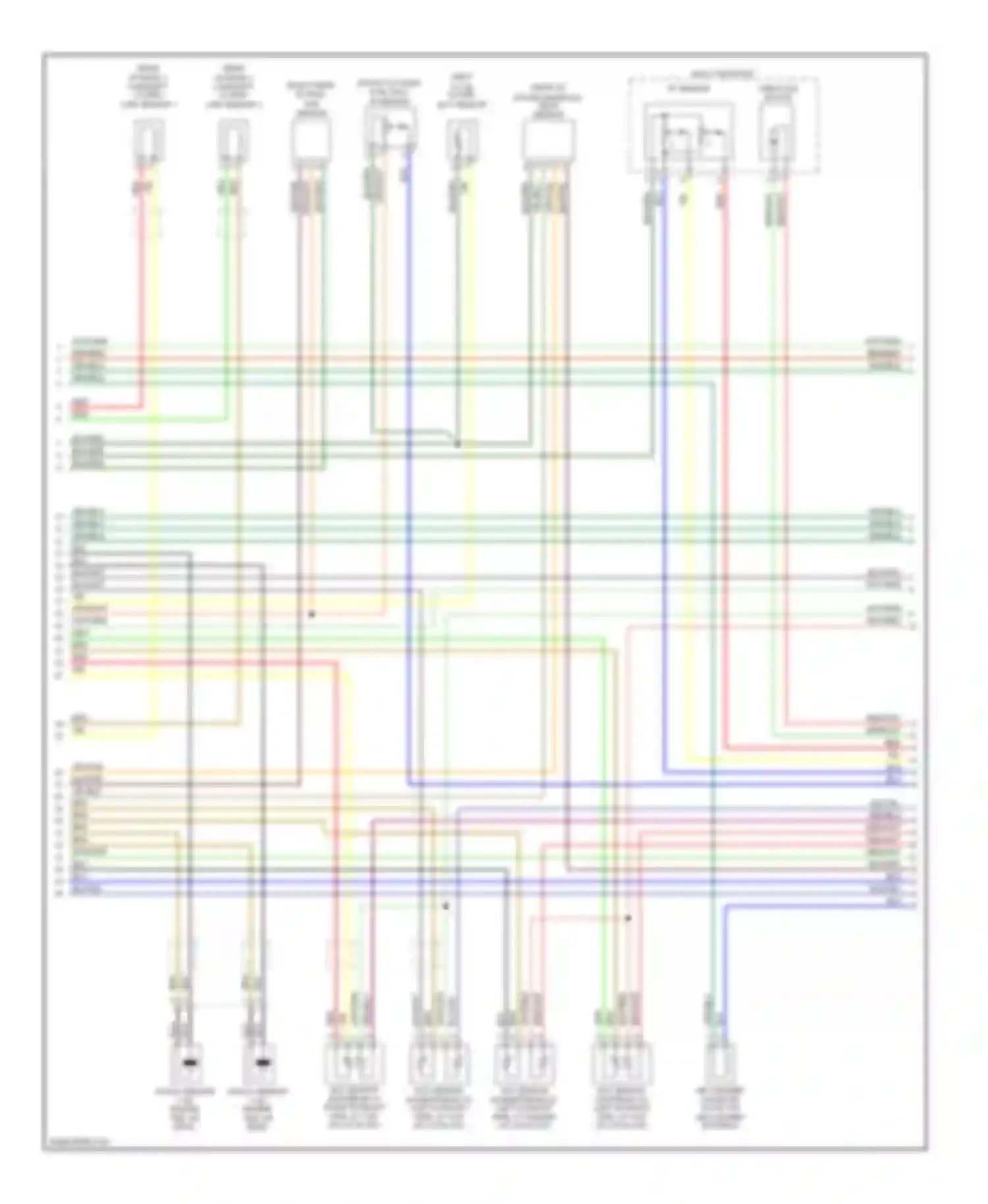 XJR Jaguar III (2003-2009): Wiring diagram engine performance 4.2l sc (2 of 5)