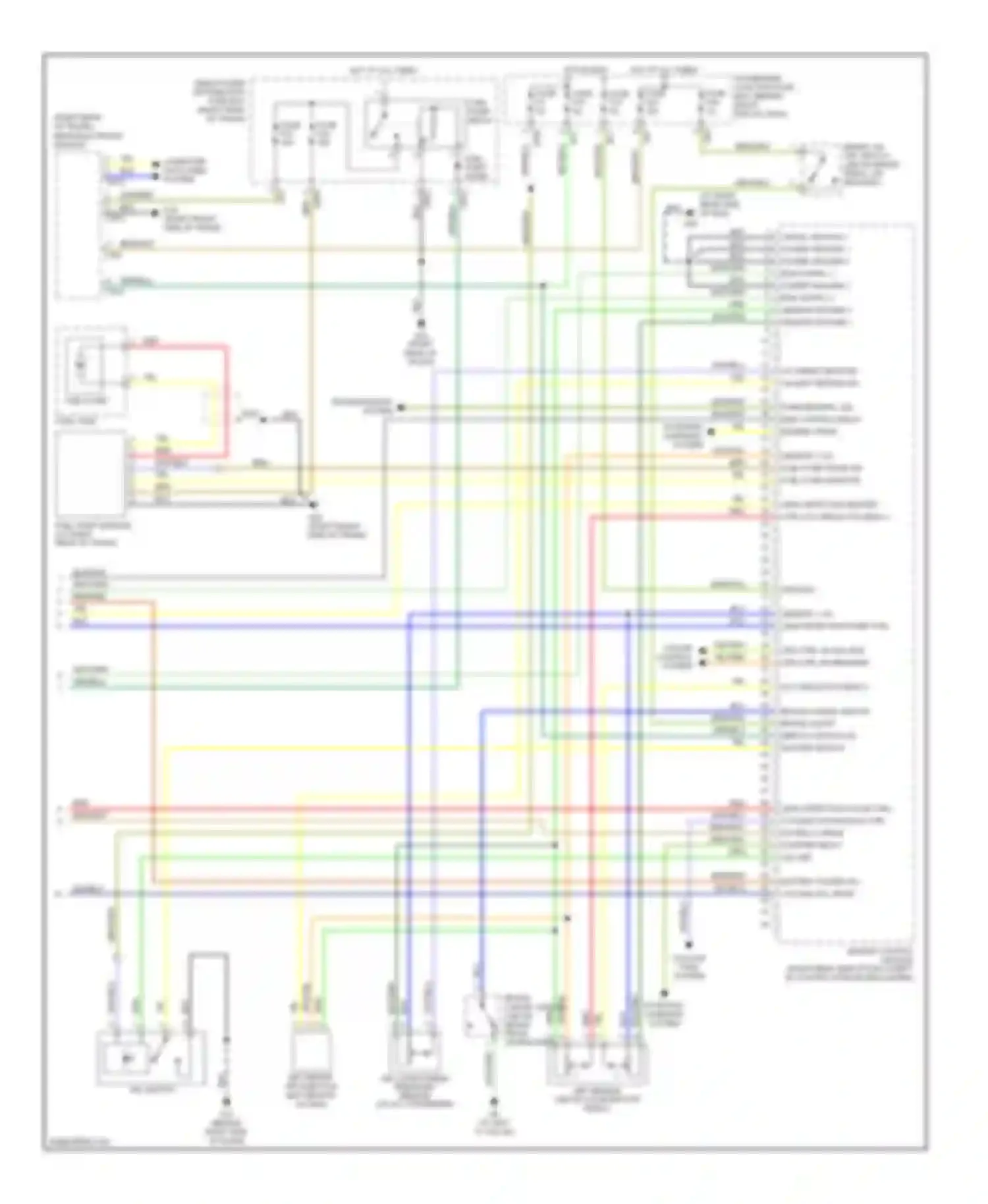 XJR Jaguar III (2003-2009): Wiring diagram engine performance 4.2l sc (5 of 5)