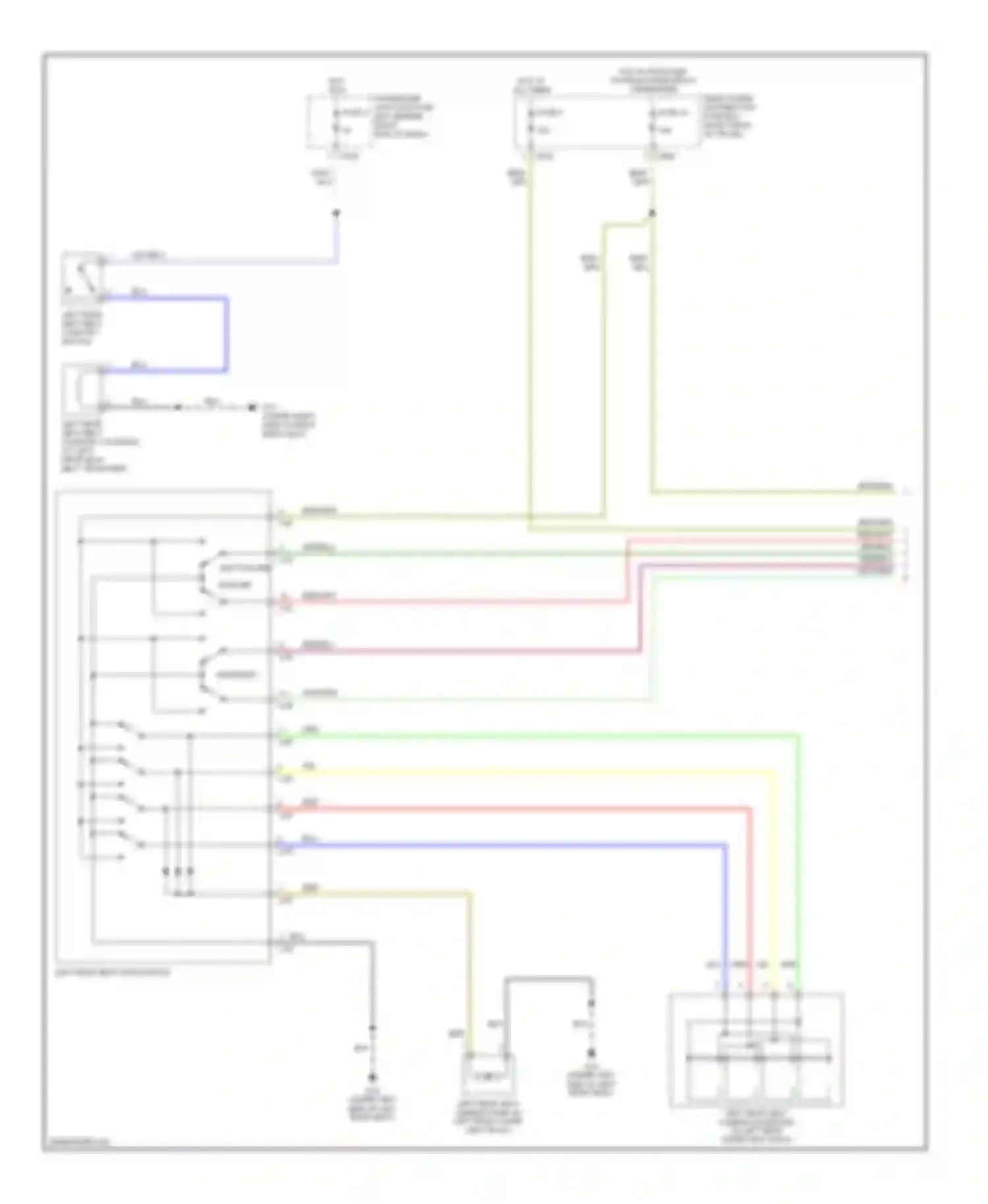 XJR Jaguar III (2003-2009): Left memory rear seat circuit