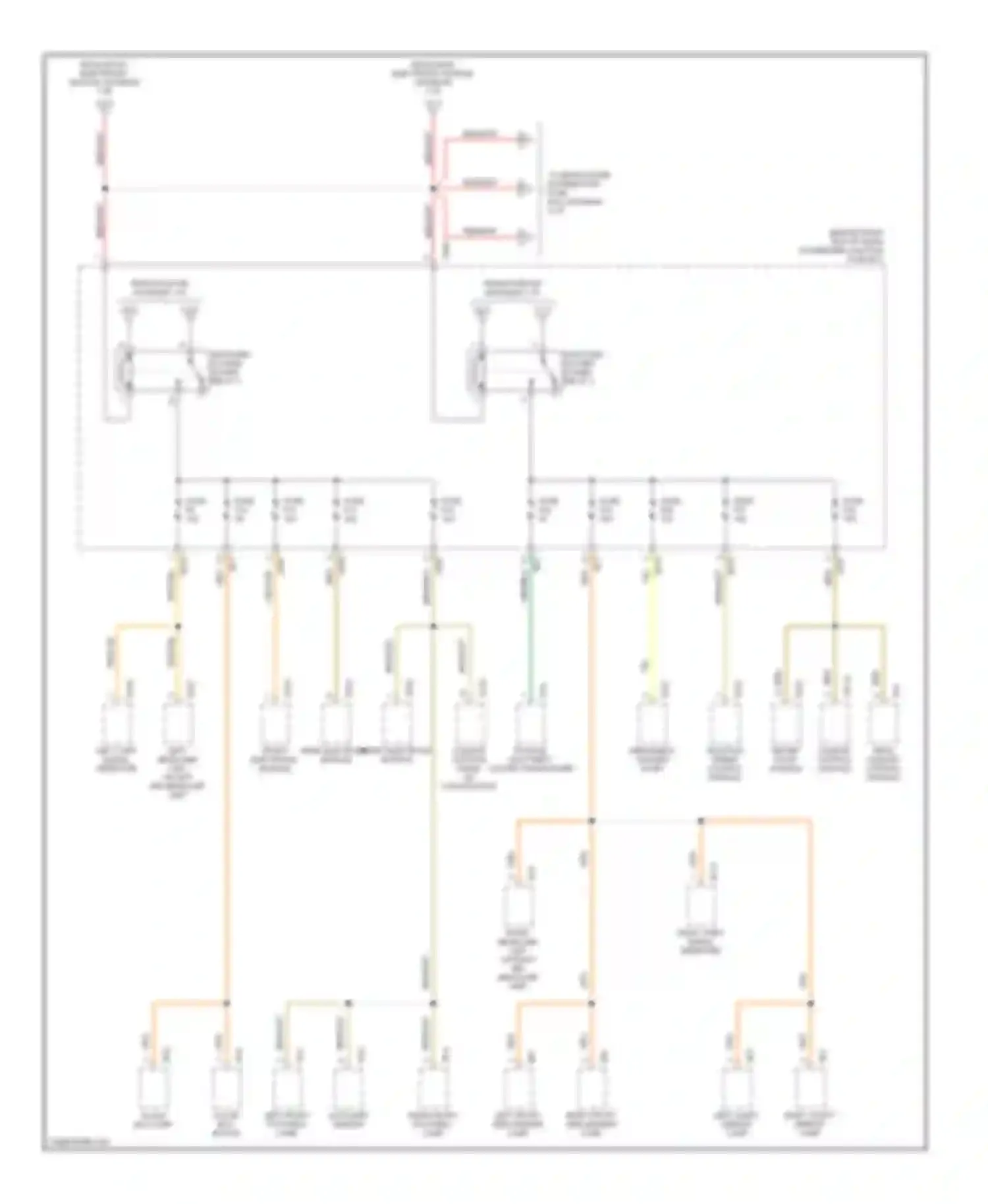 XJR Jaguar III (2003-2009): Power distribution circuit (2 of 6)