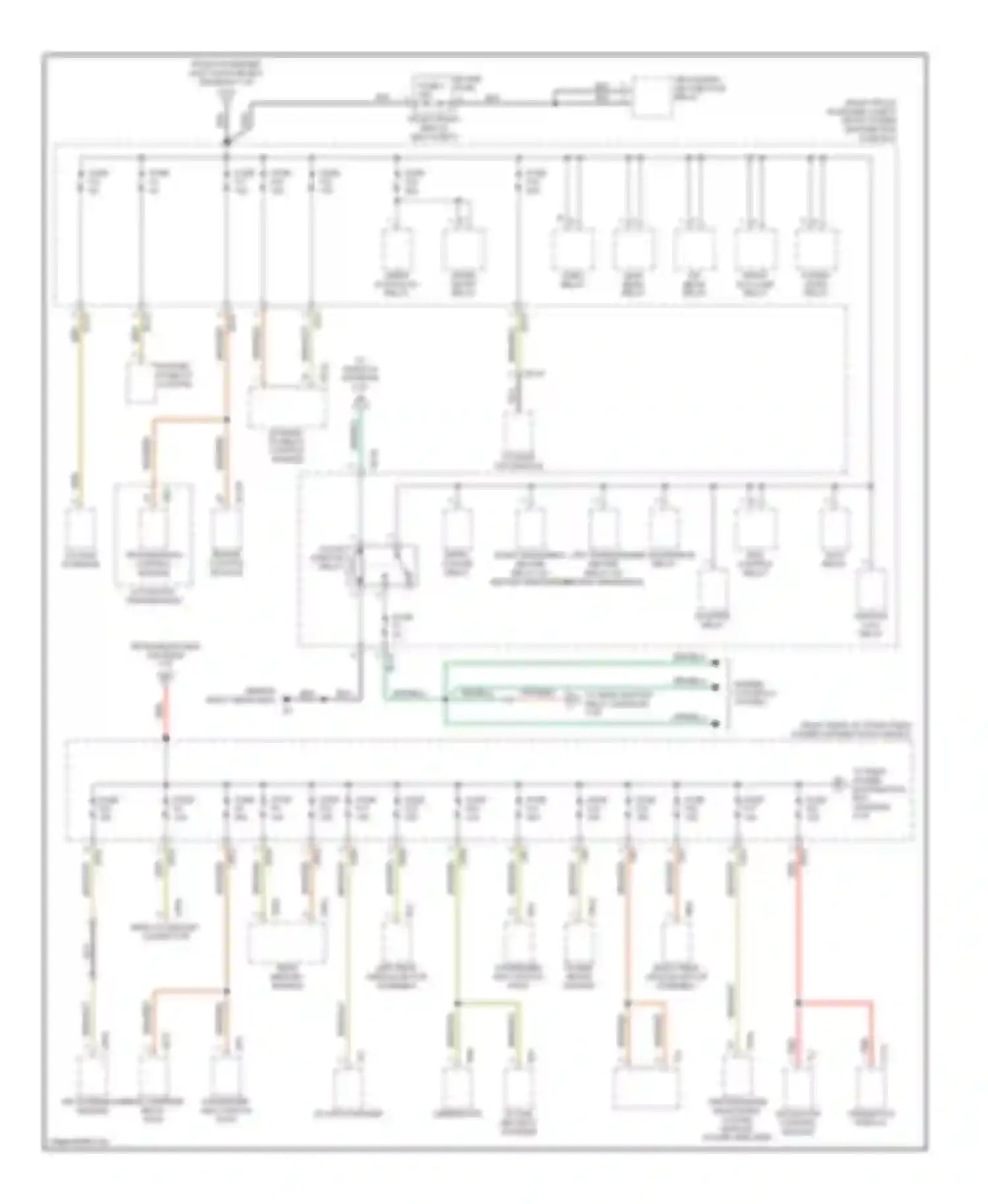 XJR Jaguar III (2003-2009): Power distribution circuit (3 of 6)