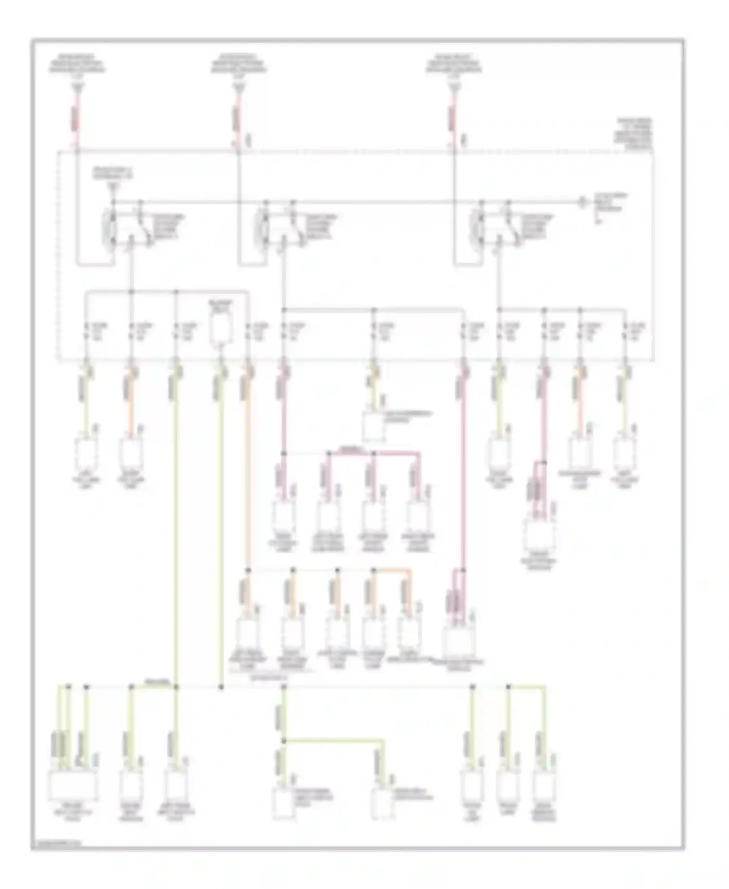 XJR Jaguar III (2003-2009): Power distribution circuit (4 of 6)