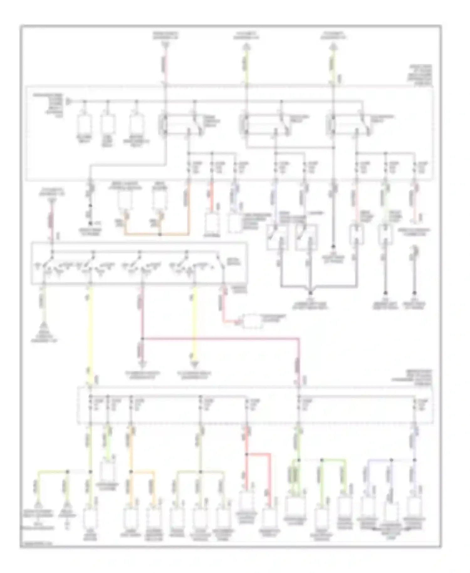 XJR Jaguar III (2003-2009): Power distribution circuit (5 of 6)