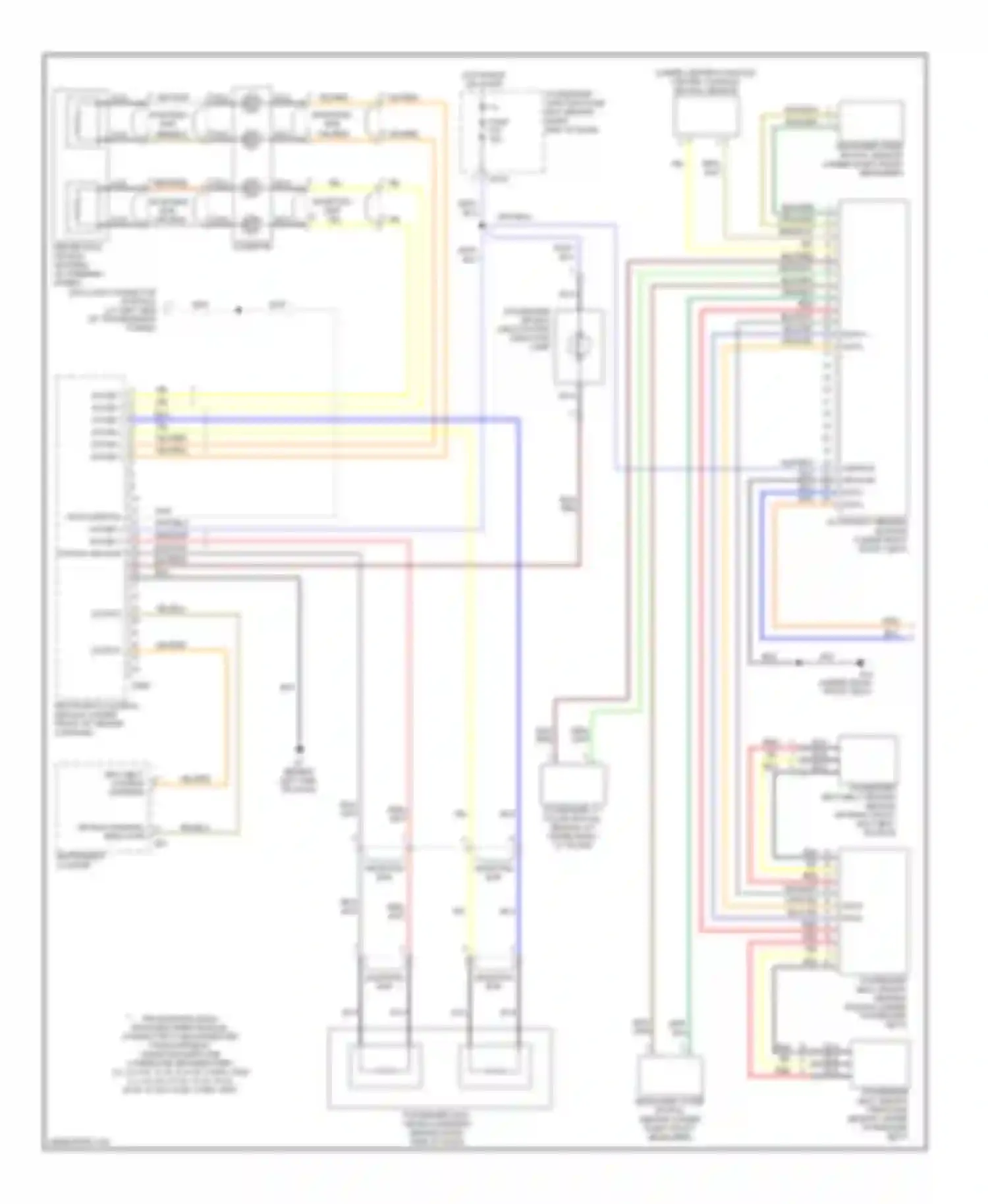 XJR Jaguar III (2003-2009): Supplemental restraints circuit (1 of 2)