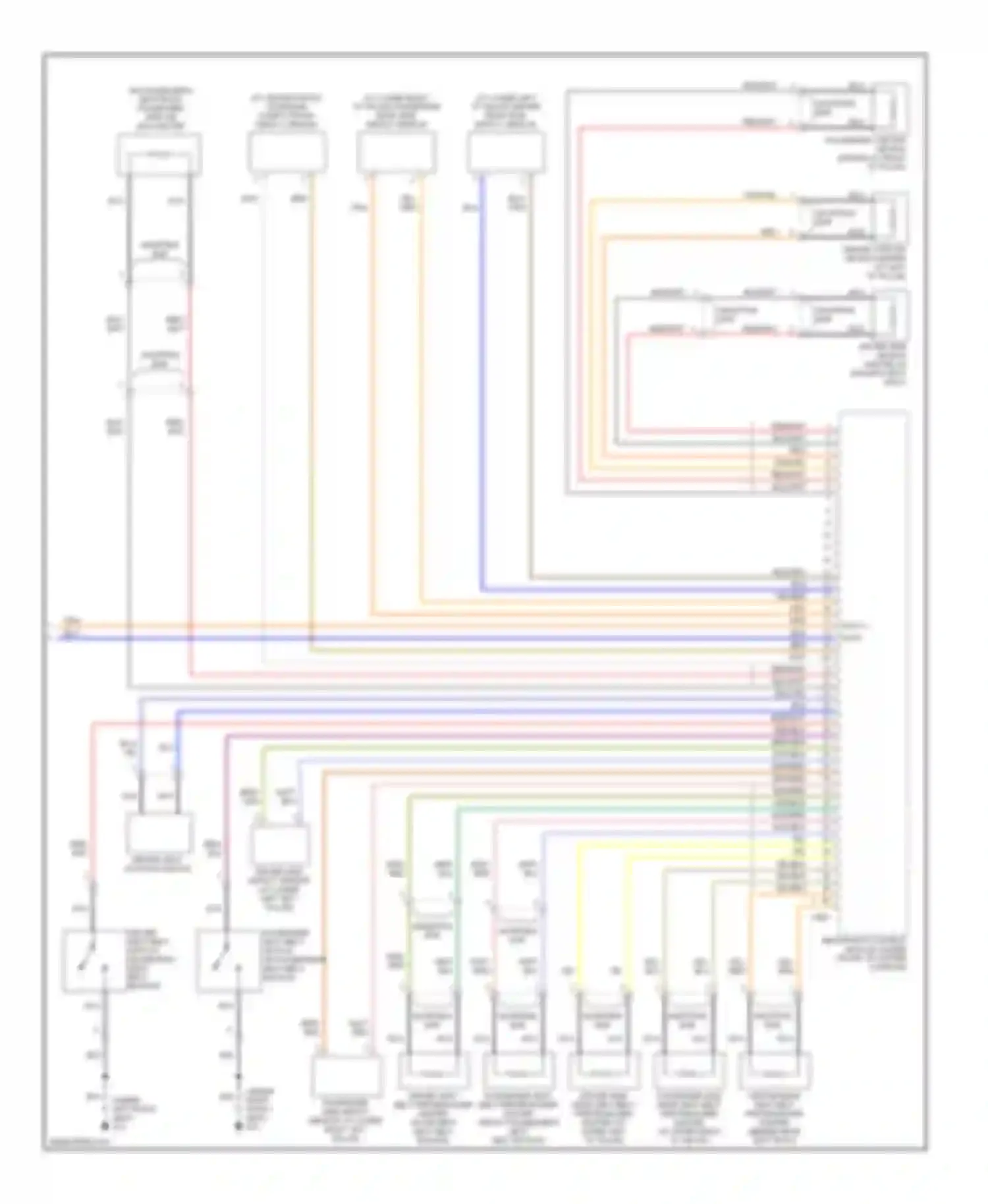 XJR Jaguar III (2003-2009): Supplemental restraints circuit (2 of 2)