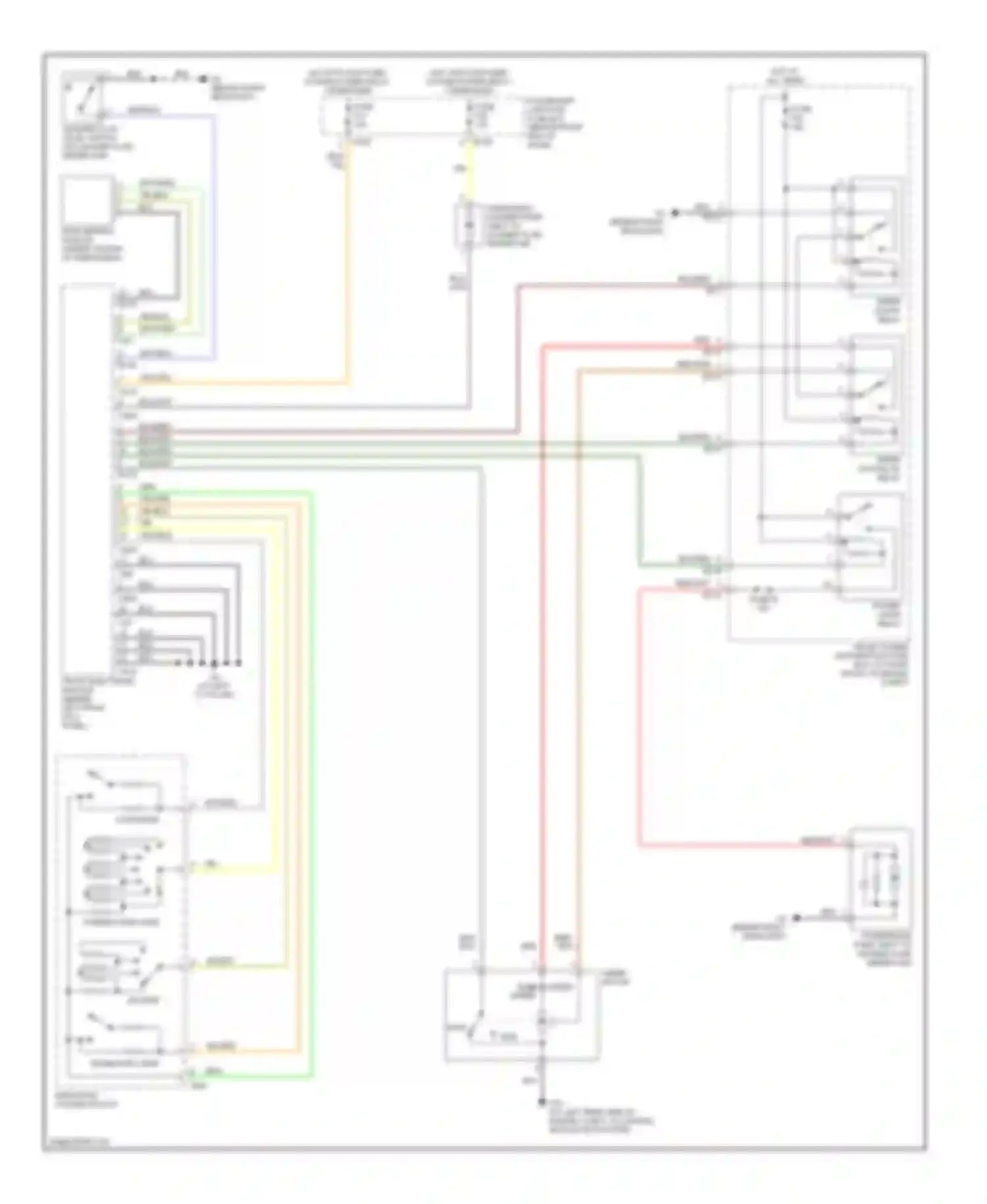 XJR Jaguar III (2003-2009): Wiper/washer circuit