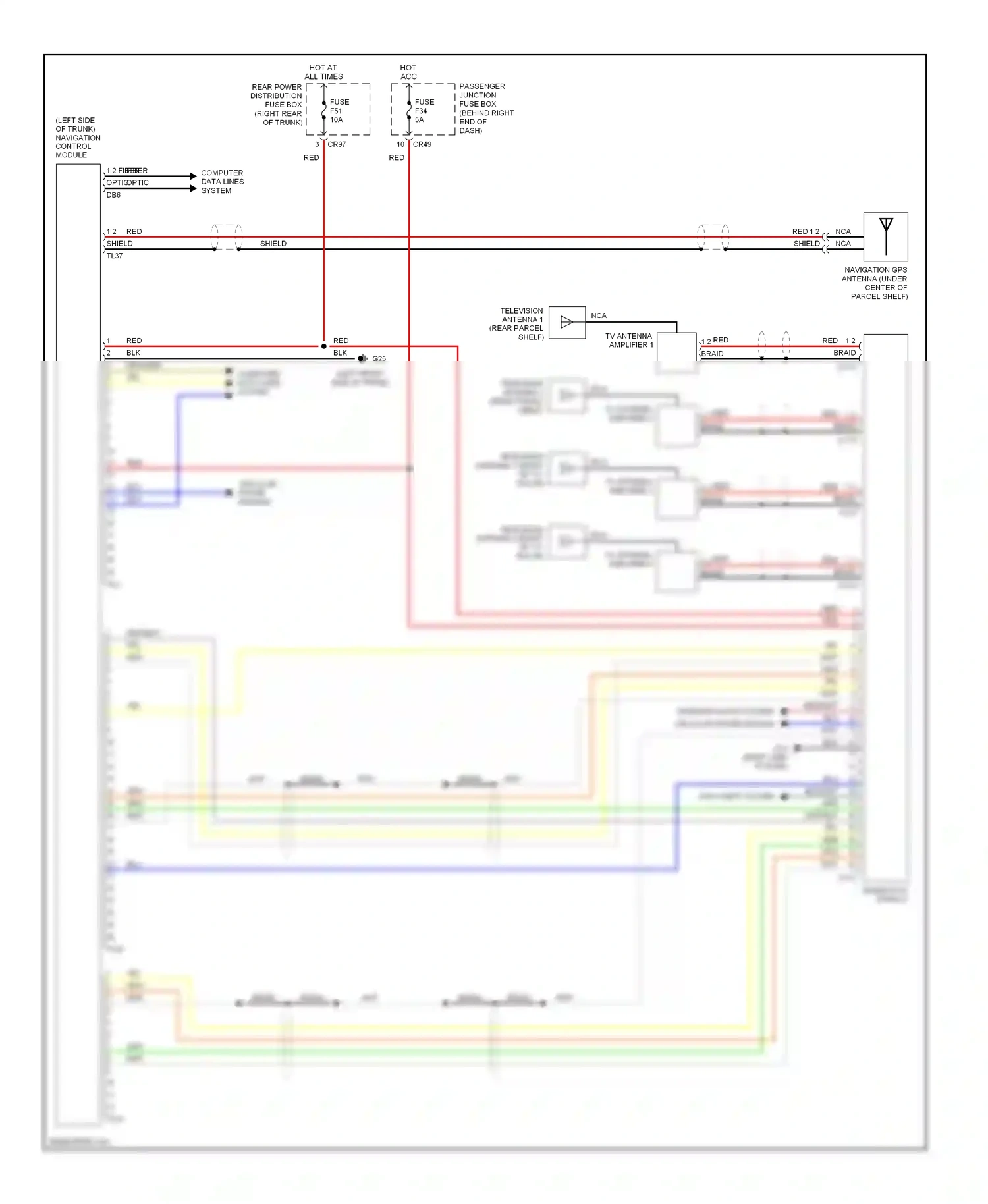 Jaguar XJR III (2003-2009) computer data lines system wiring diagram  (24 of 39)