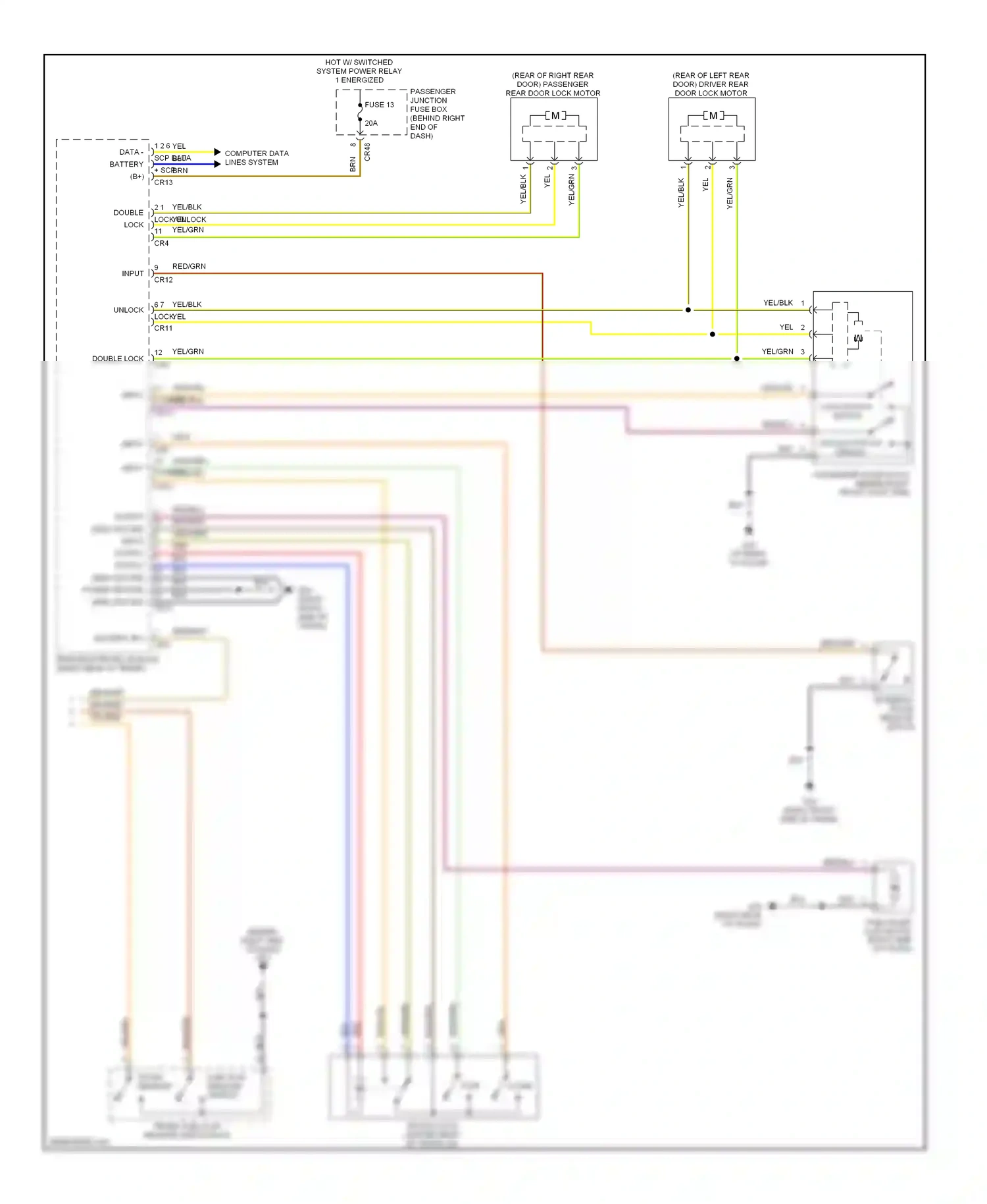 Jaguar XJR III (2003-2009) computer data lines system wiring diagram  (27 of 39)