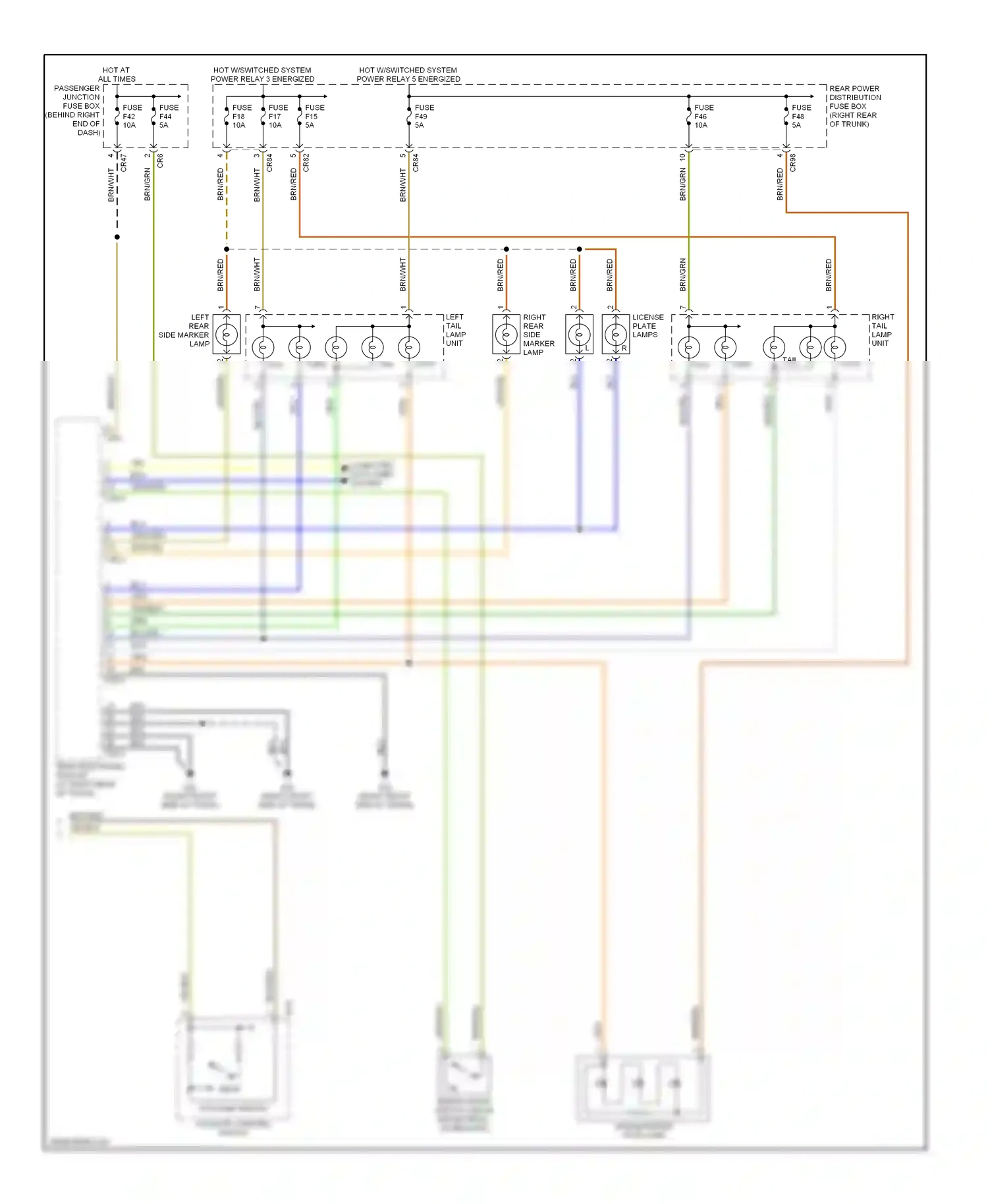 Jaguar XJR III (2003-2009) computer data lines system wiring diagram  (15 of 39)