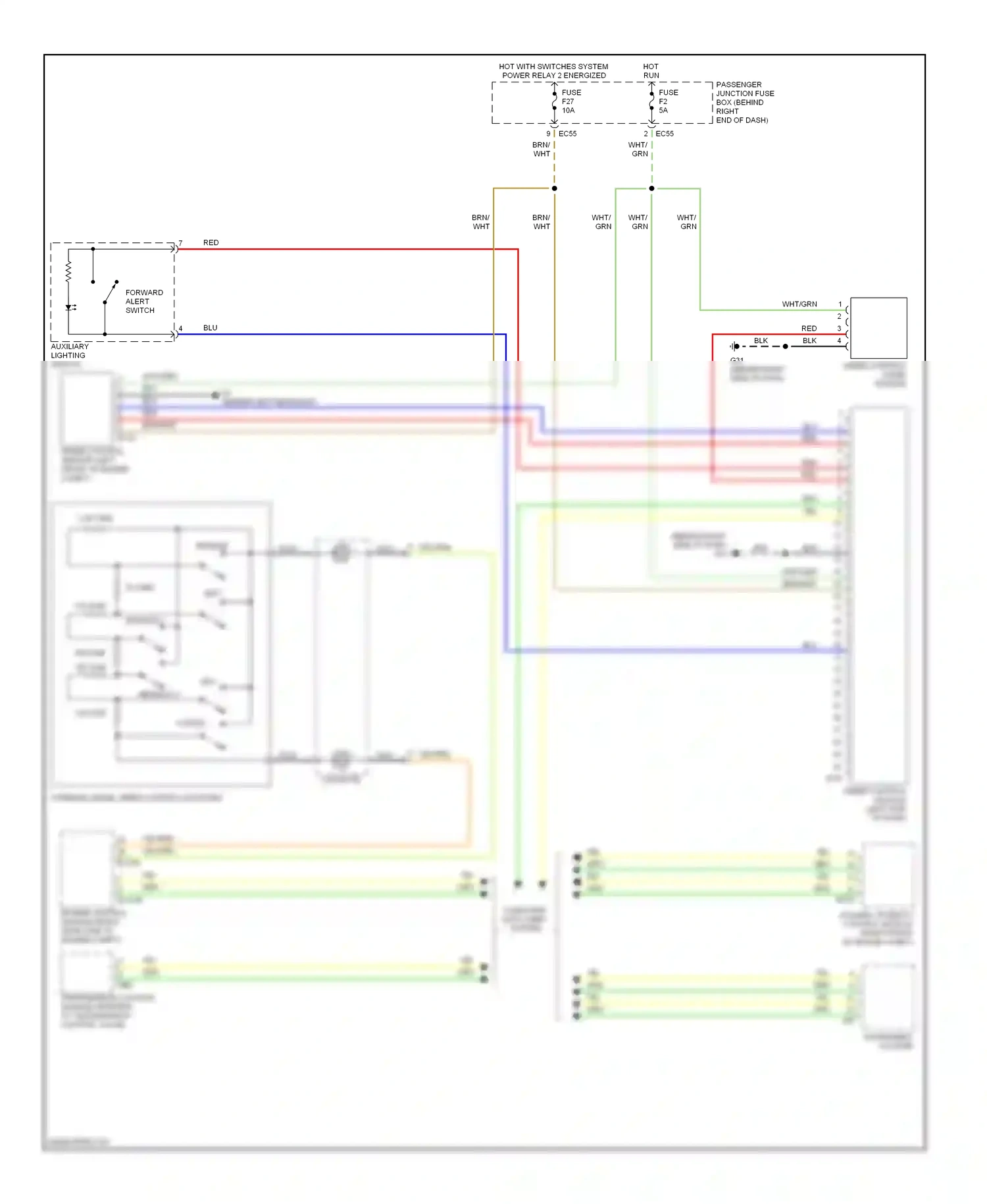 Jaguar XJR III (2003-2009) computer data lines system wiring diagram  (6 of 39)