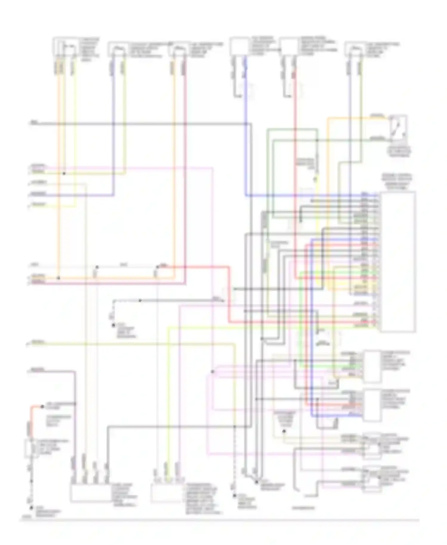 XJS Jaguar Series 3 (1990-1996): Wiring diagram engine performance 6.0ls (3 of 3)