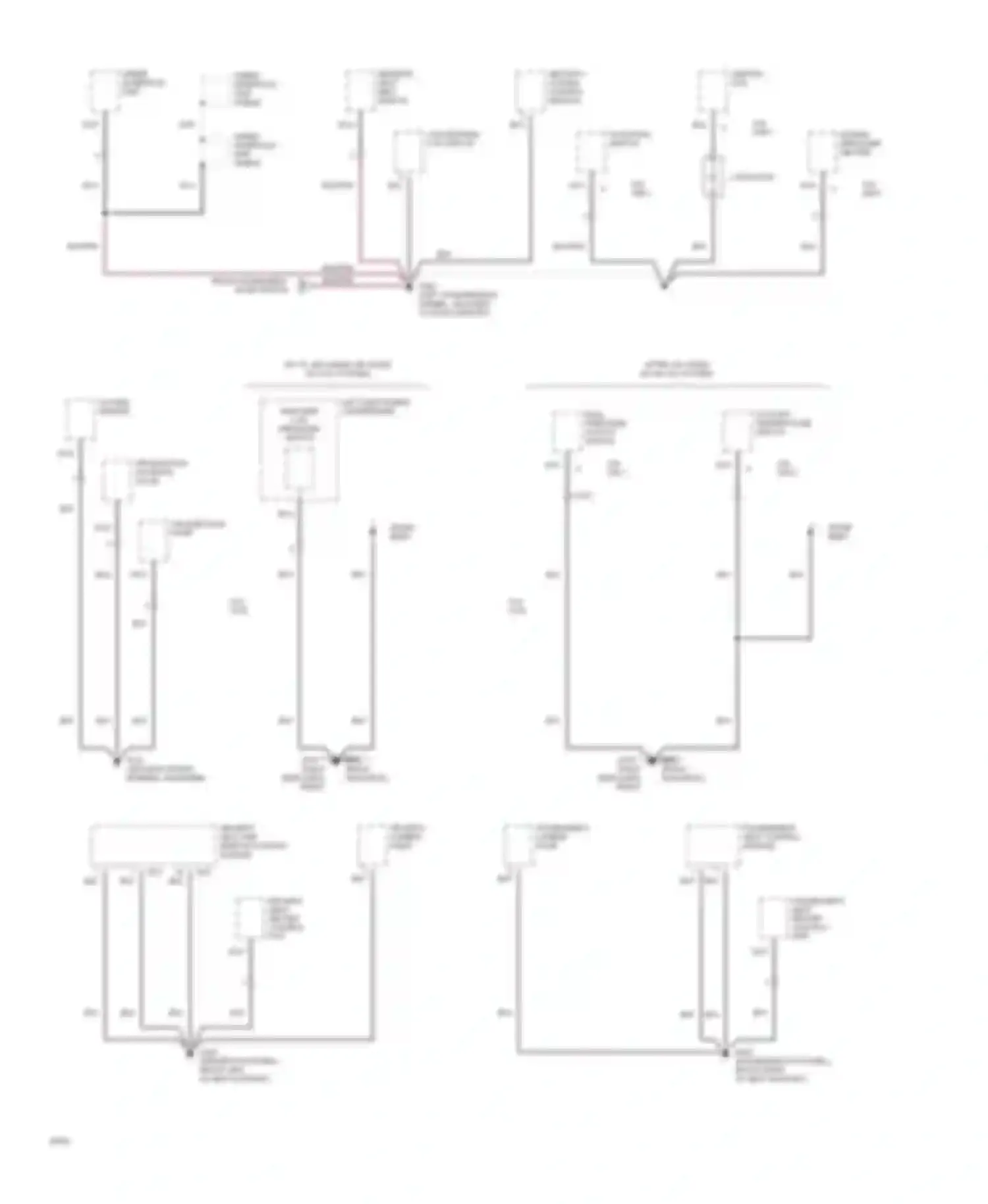XJS Jaguar Series 3 (1990-1996): Ground distribution circuit (4 of 8)