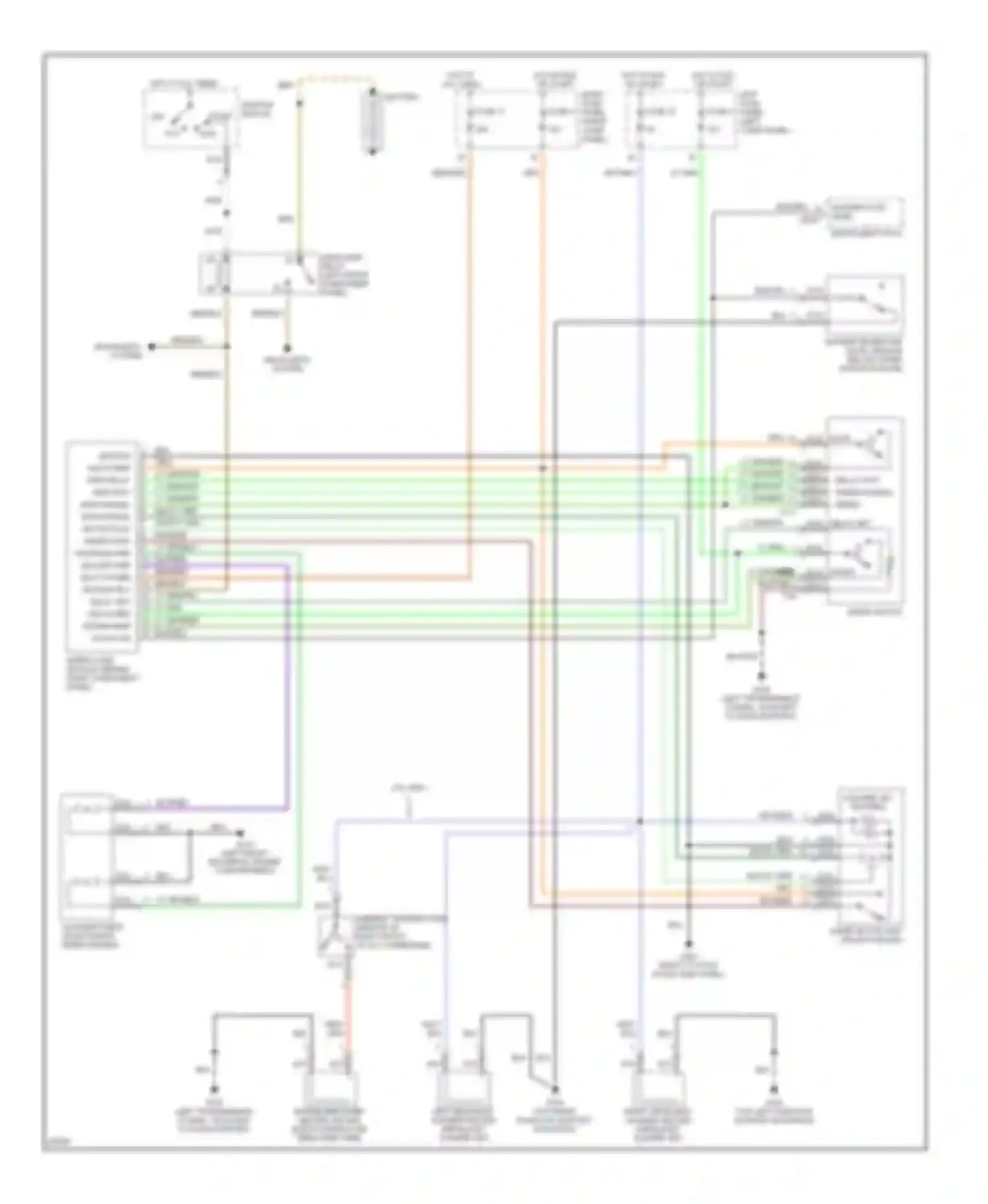 XJS Jaguar Series 3 (1990-1996): Wiper/washer circuit