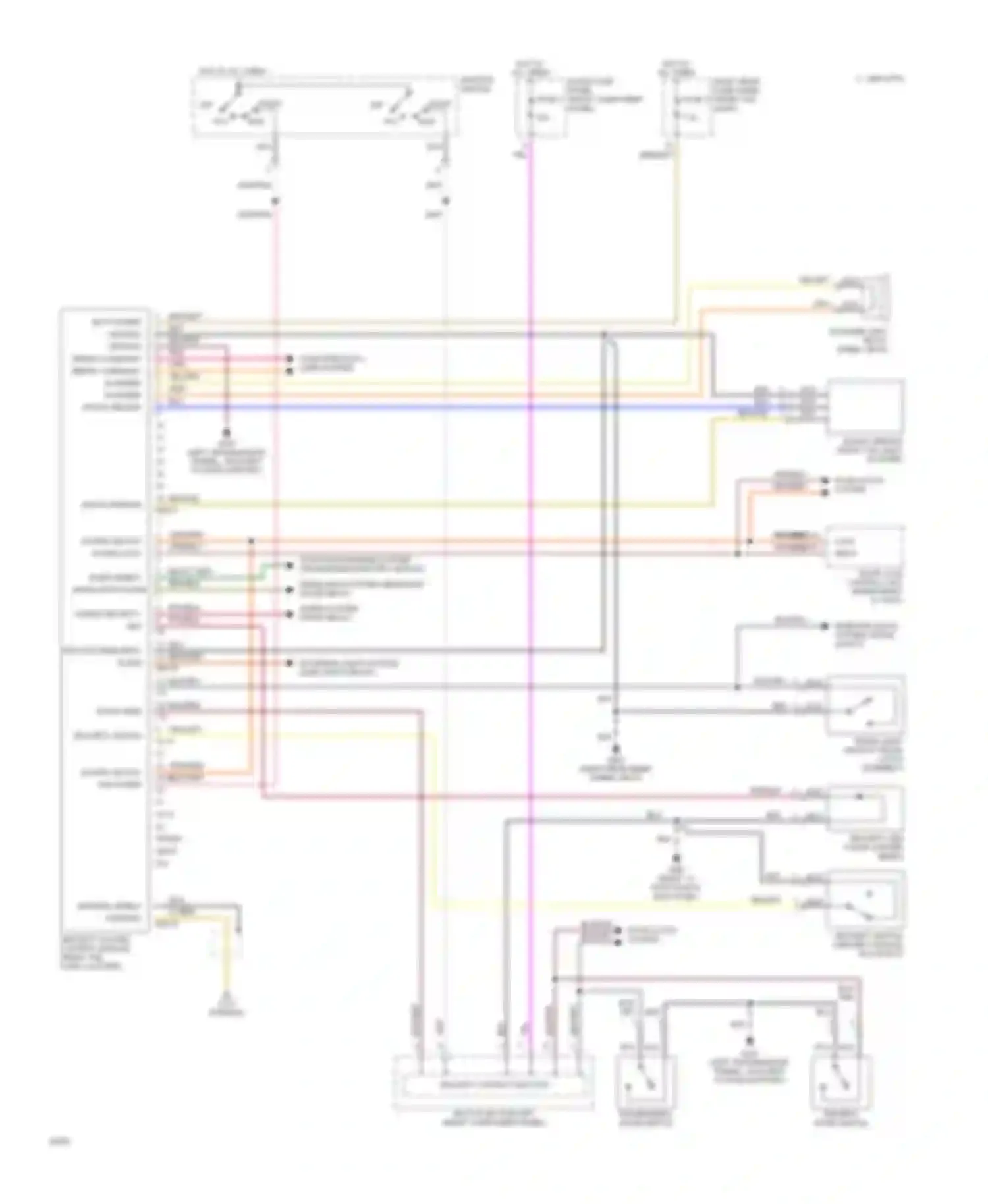 Wiring diagram blk for Jaguar XJS Series 3 (1990-1996) (6 of 50)