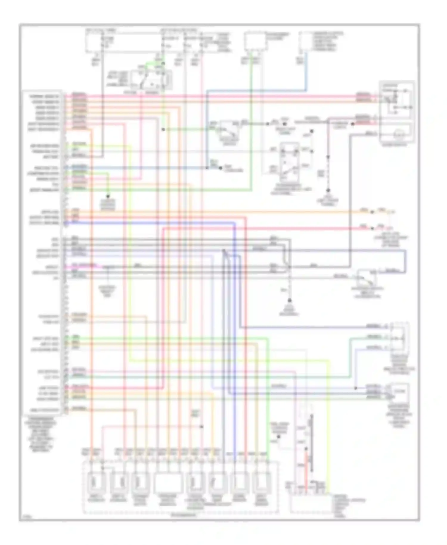 Wiring diagram force mtr fdbk ign for Jaguar XJS Series 3 (1990-1996) (1 of 1)