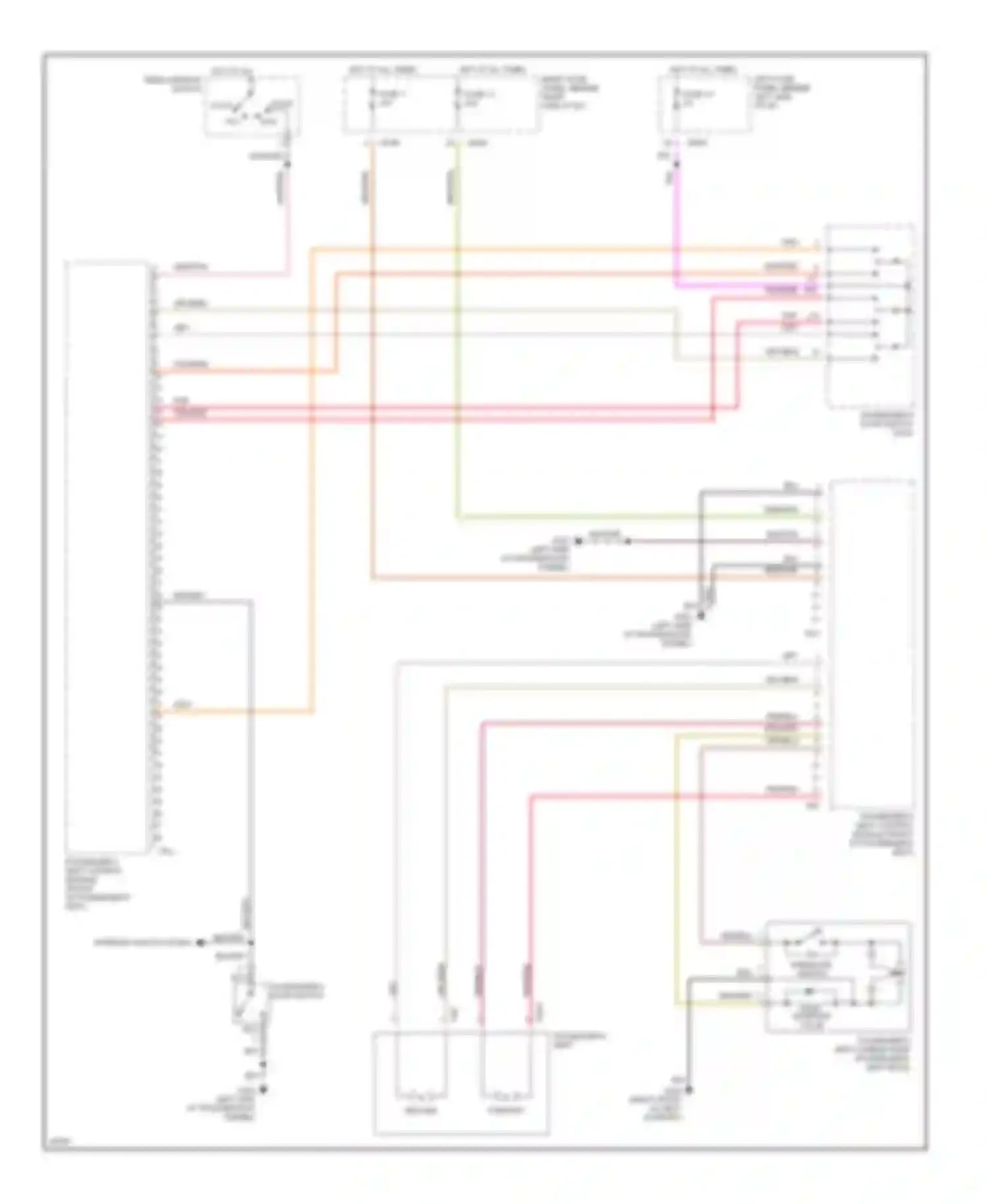 Wiring diagram fuse 1 for Jaguar XJS Series 3 (1990-1996) (3 of 5)