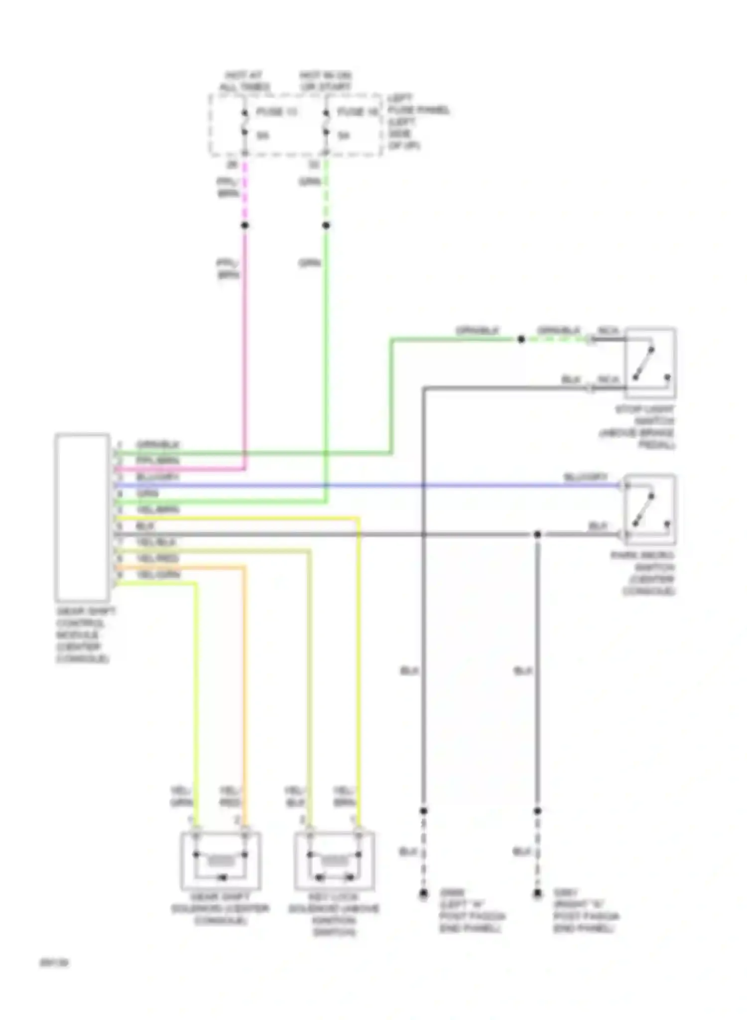 Wiring diagram fuse 16 for Jaguar XJS Series 3 (1990-1996) (4 of 4)