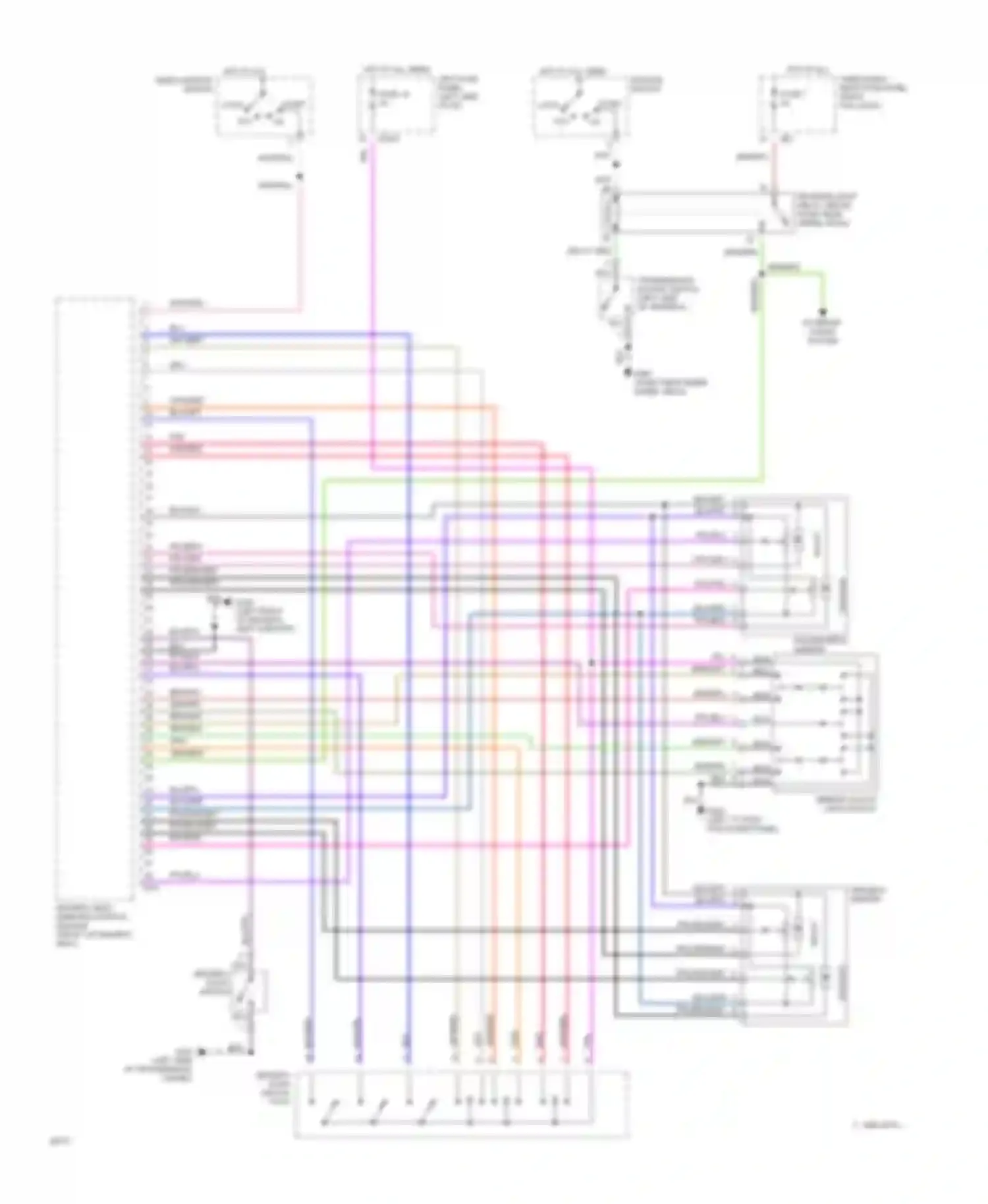 Wiring diagram fuse 7 for Jaguar XJS Series 3 (1990-1996) (3 of 7)