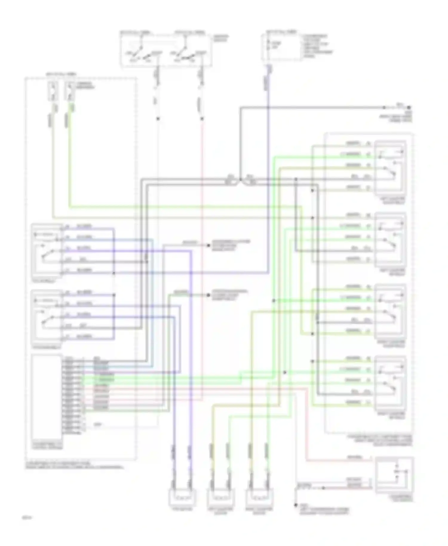 Wiring diagram ignition switch for Jaguar XJS Series 3 (1990-1996) (12 of 17)
