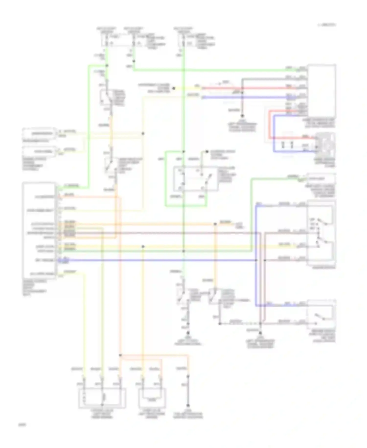 Wiring diagram red for Jaguar XJS Series 3 (1990-1996) (5 of 22)