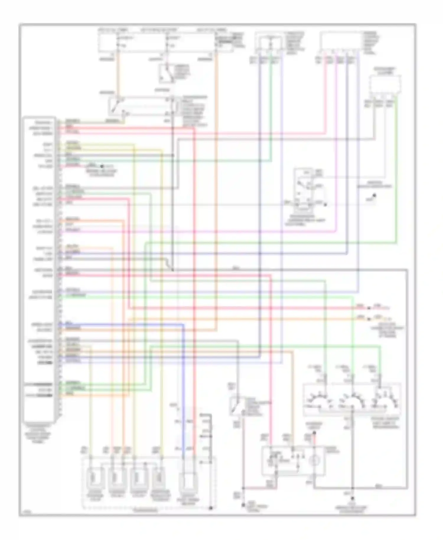 Wiring diagram sol vlv + shield eng load sig for Jaguar XJS Series 3 (1990-1996) (1 of 1)