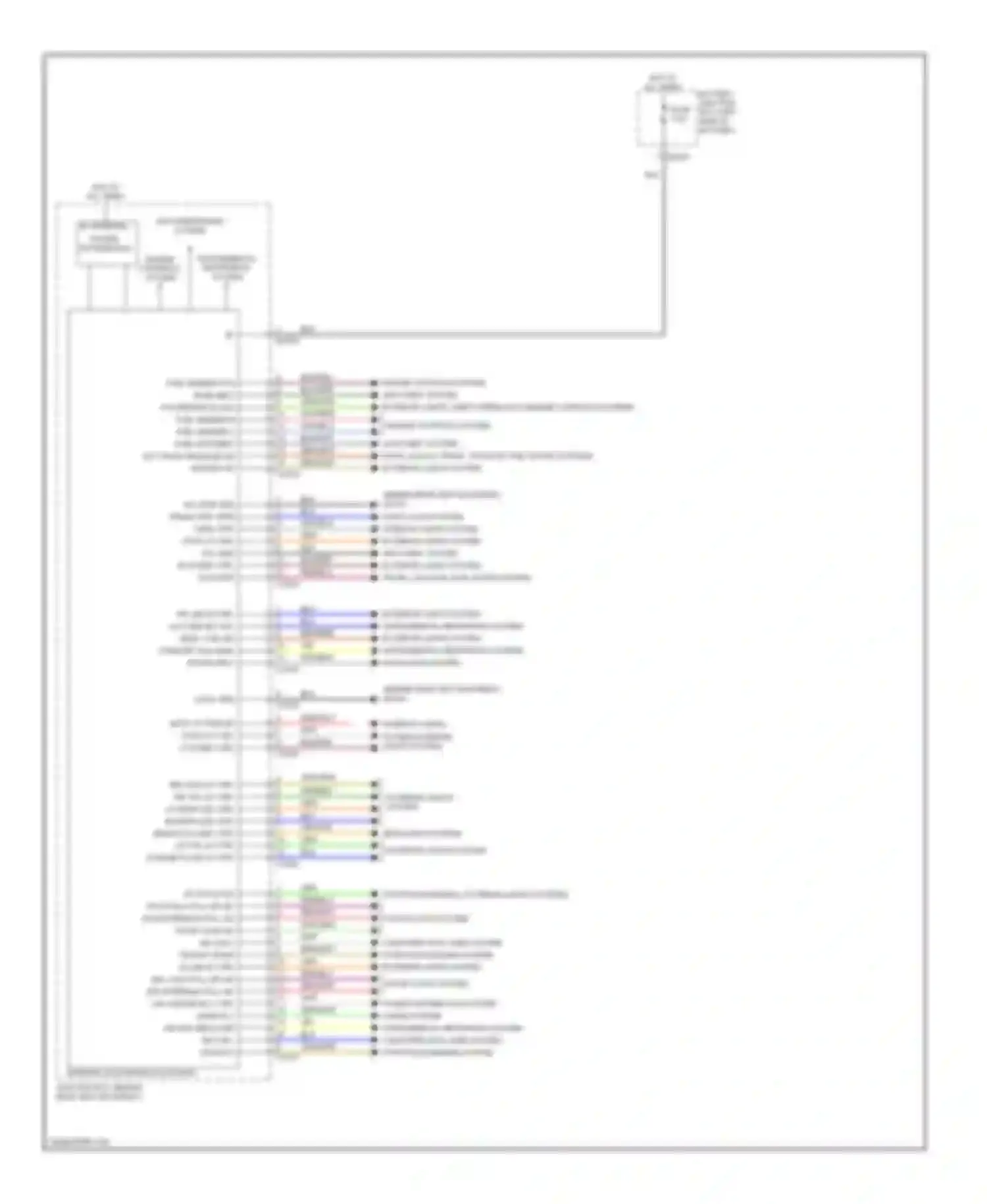 XK Jaguar II facelift 2 (2011-2014): Body control modules circuit (2 of 2)