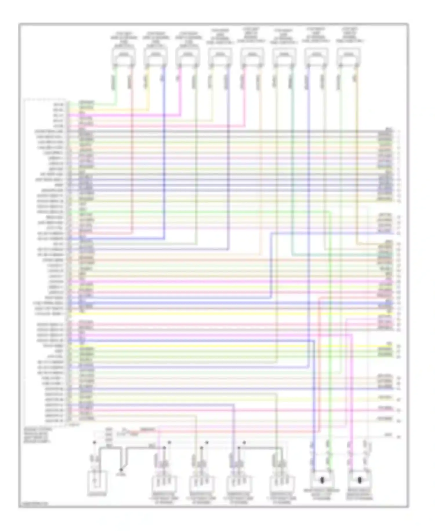XK Jaguar II facelift 2 (2011-2014): Wiring diagram engine performance 5.0l (1 of 6)