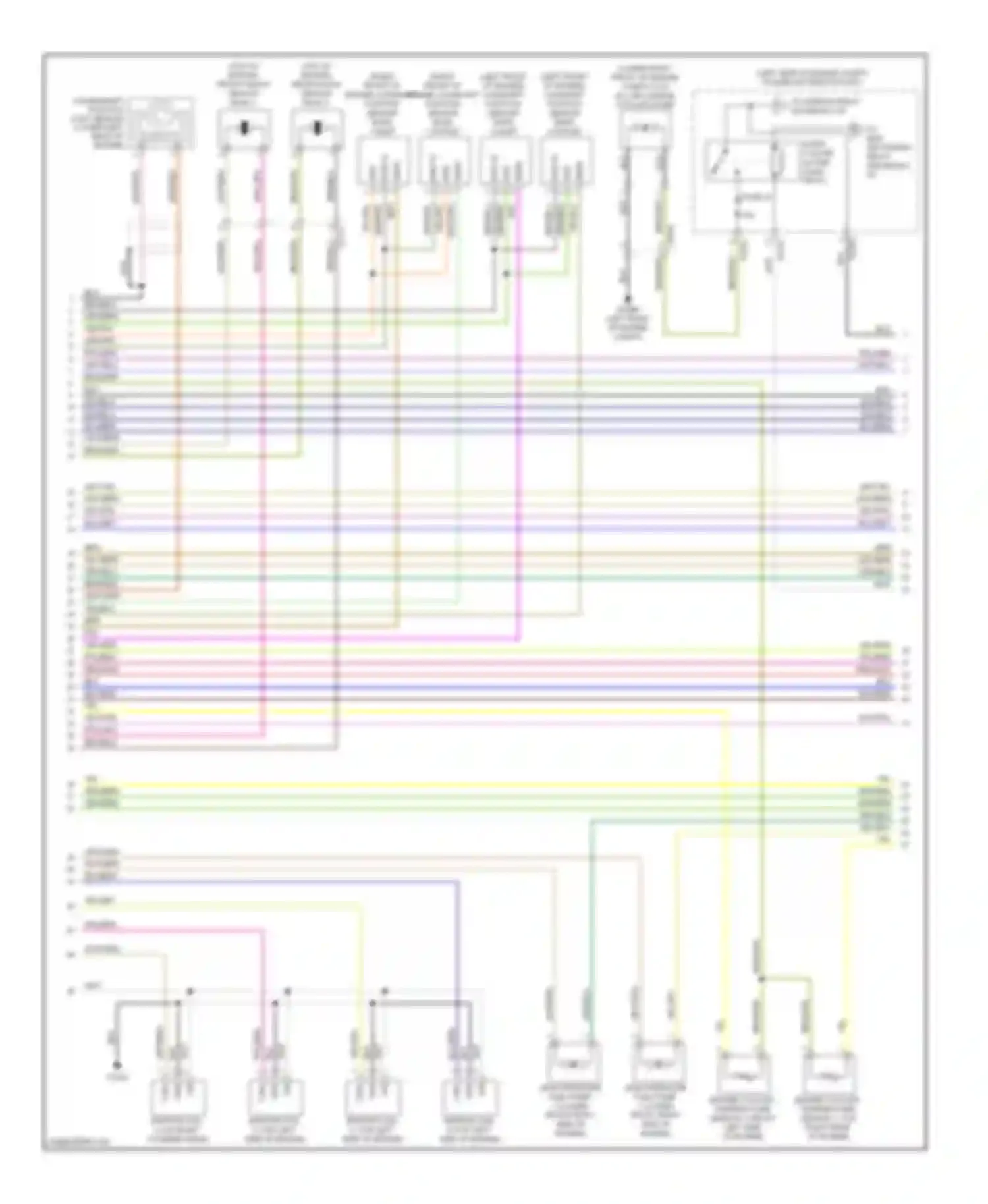 XK Jaguar II facelift 2 (2011-2014): Wiring diagram engine performance 5.0l (2 of 6)