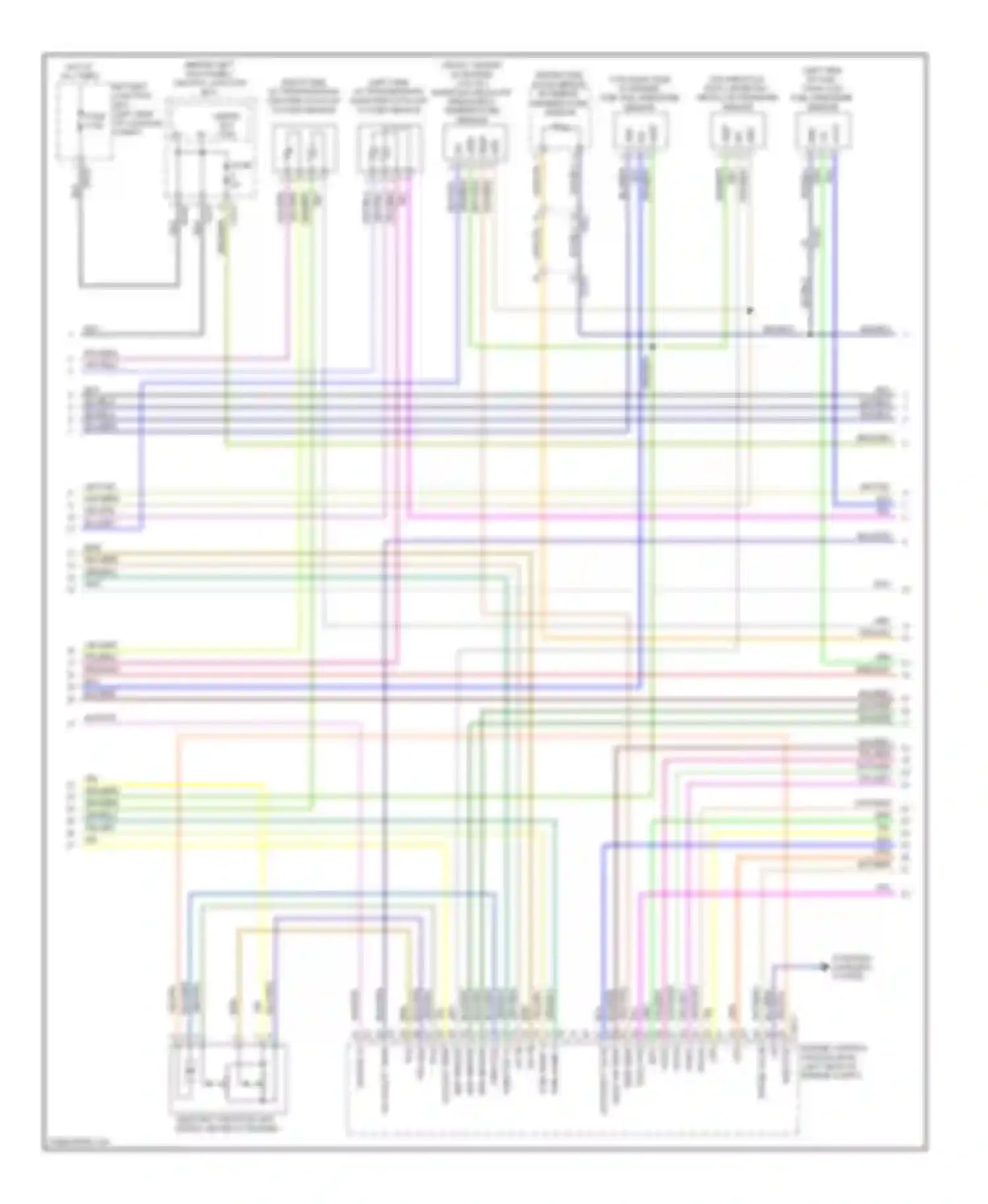 XK Jaguar II facelift 2 (2011-2014): Wiring diagram engine performance 5.0l (3 of 6)