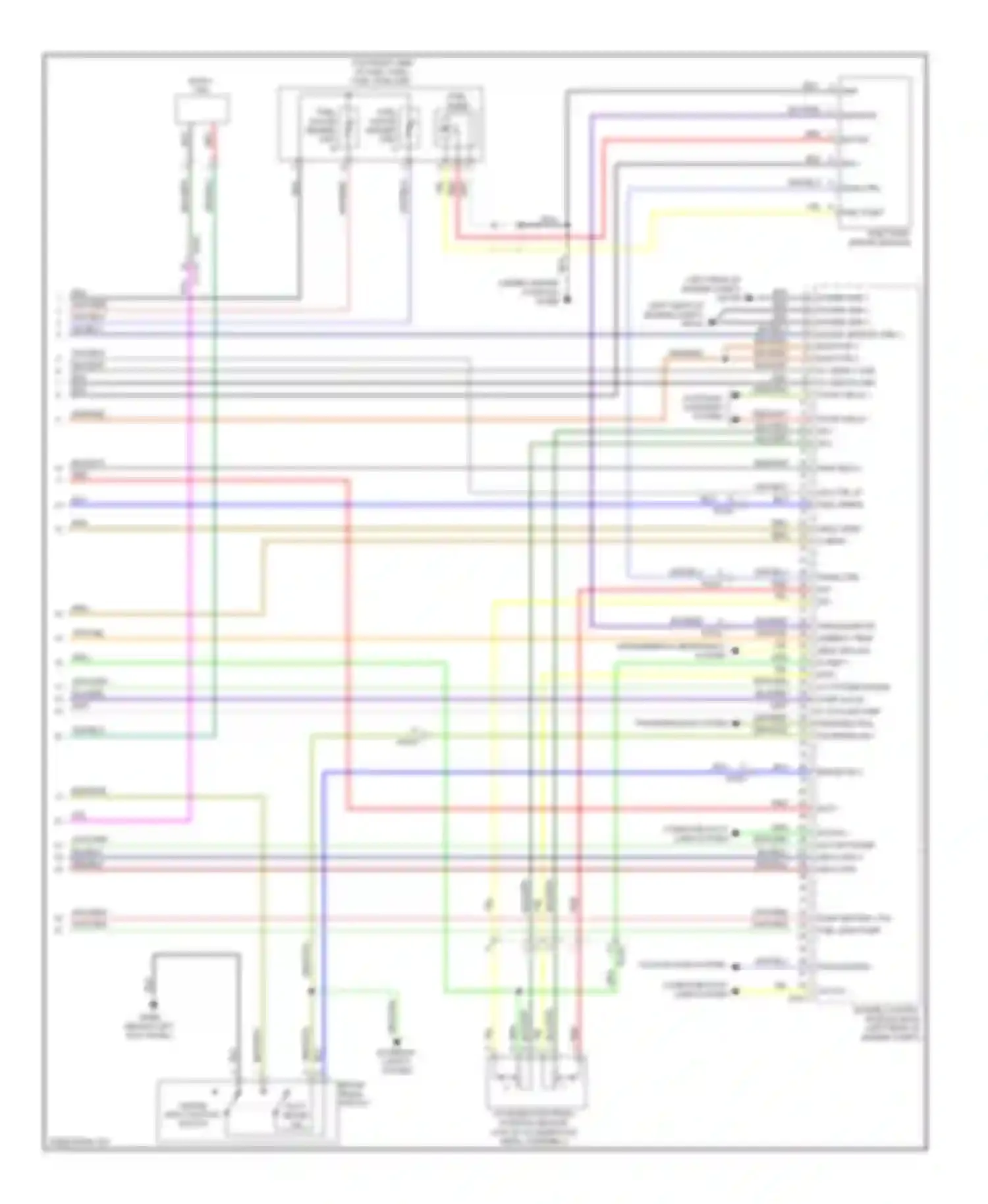 XK Jaguar II facelift 2 (2011-2014): Wiring diagram engine performance 5.0l (6 of 6)