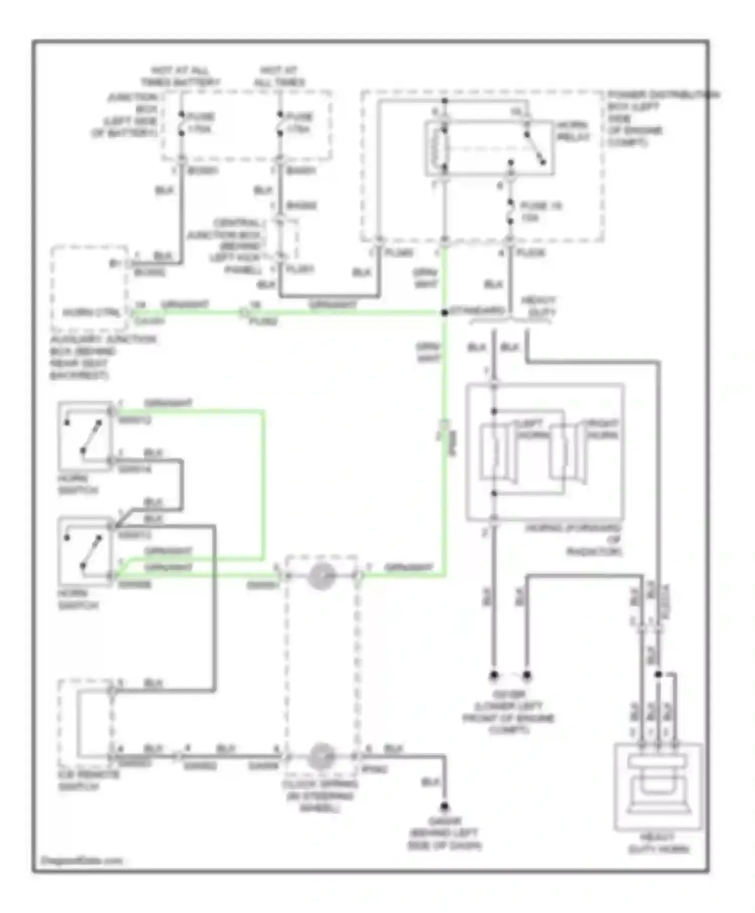 Wiring diagram blk for Jaguar XK II facelift 2 (2011-2014) (29 of 67)