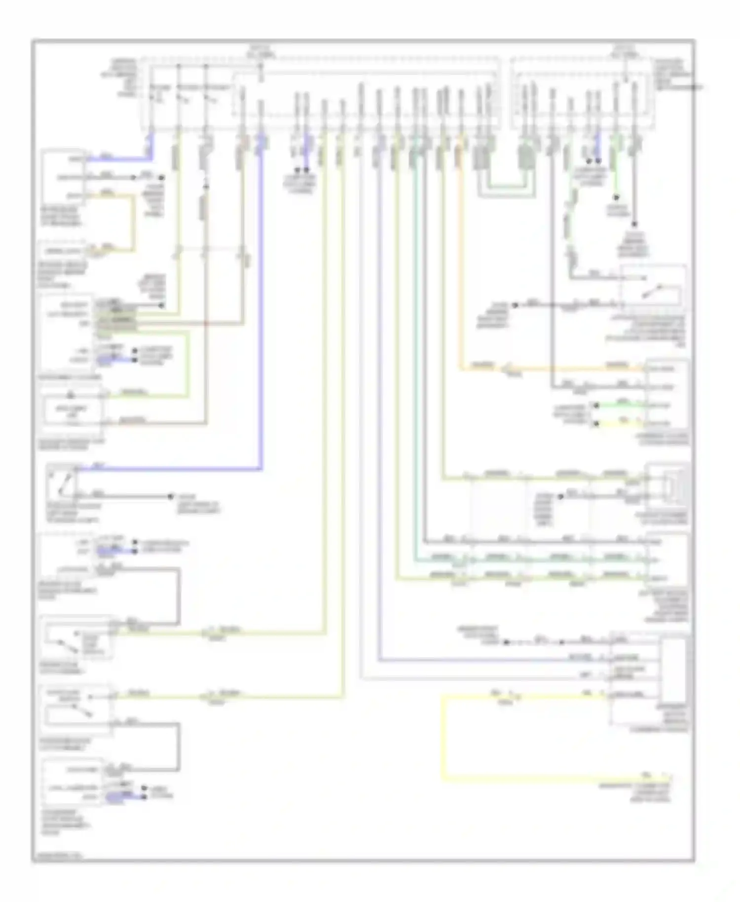Wiring diagram blk/org for Jaguar XK II facelift 2 (2011-2014) (1 of 17)