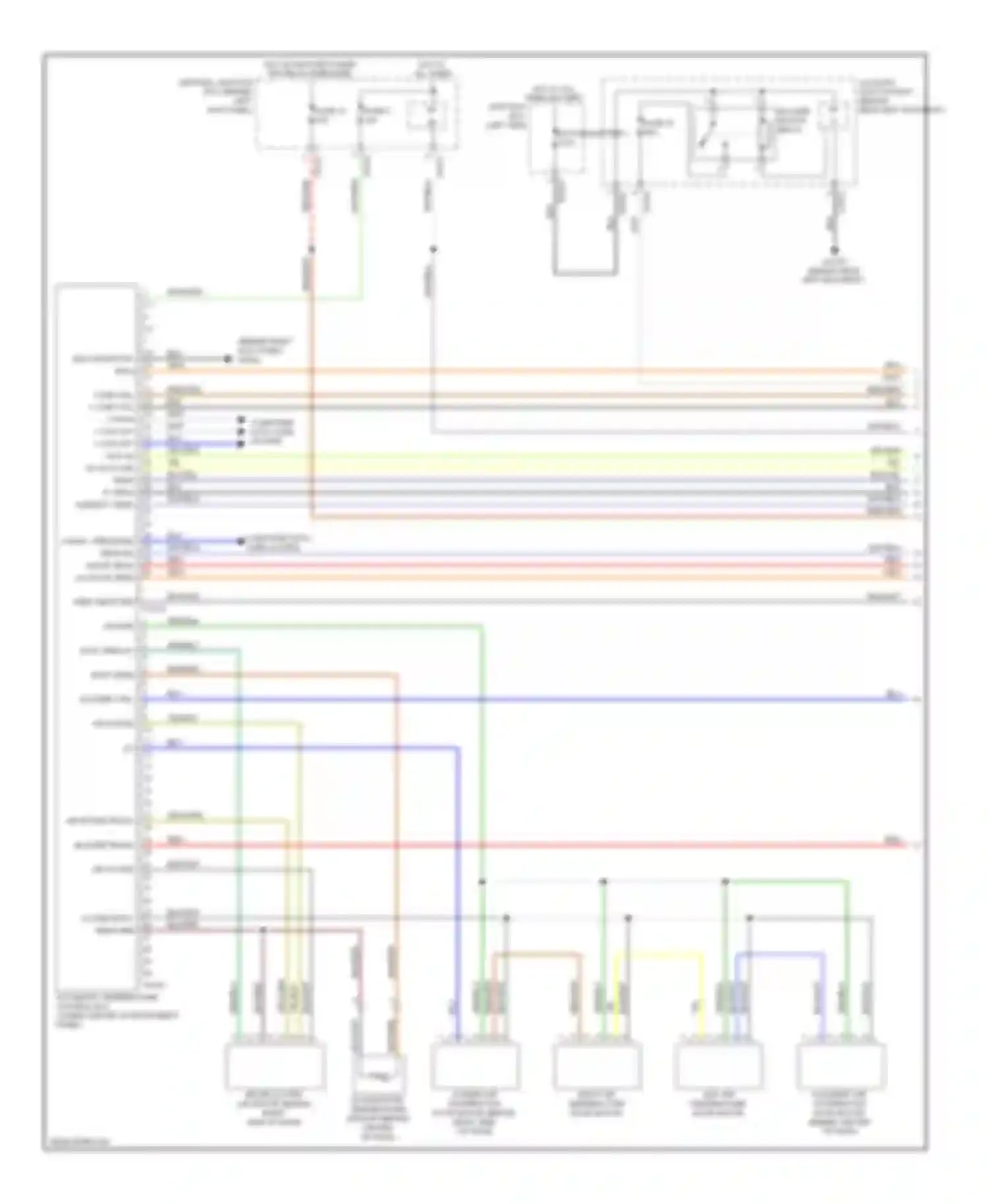 Wiring diagram comp sol + comp sol - can in + can out + can out - nox in hc in in car temp for Jaguar XK II facelift 2 (2011-2014) (1 of 1)