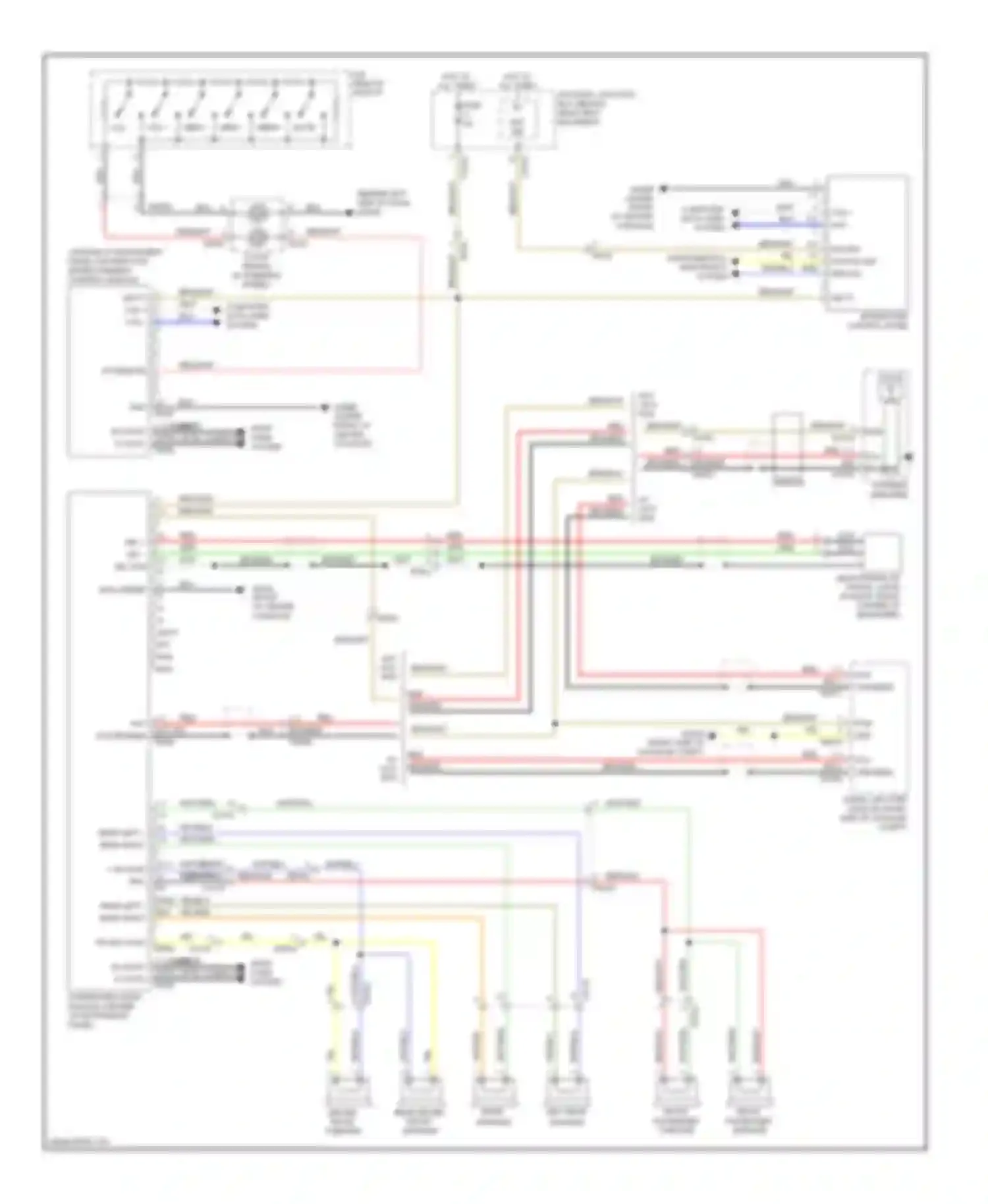 Wiring diagram computer data lines system for Jaguar XK II facelift 2 (2011-2014) (31 of 48)