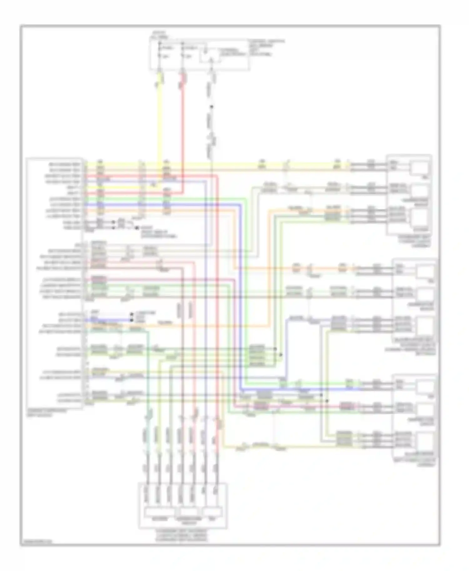 Wiring diagram fuse 1 for Jaguar XK II facelift 2 (2011-2014) (1 of 6)
