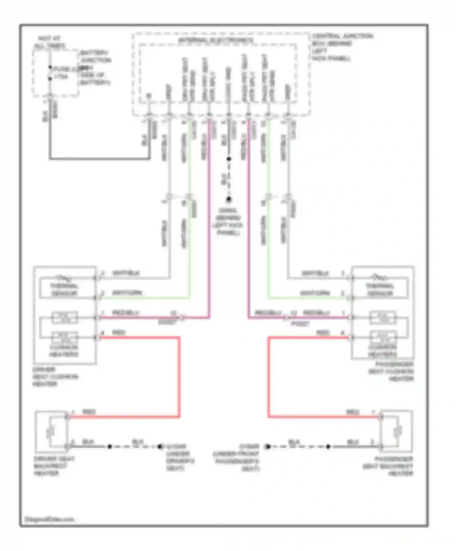 Wiring diagram logic gnd for Jaguar XK II facelift 2 (2011-2014) (7 of 12)