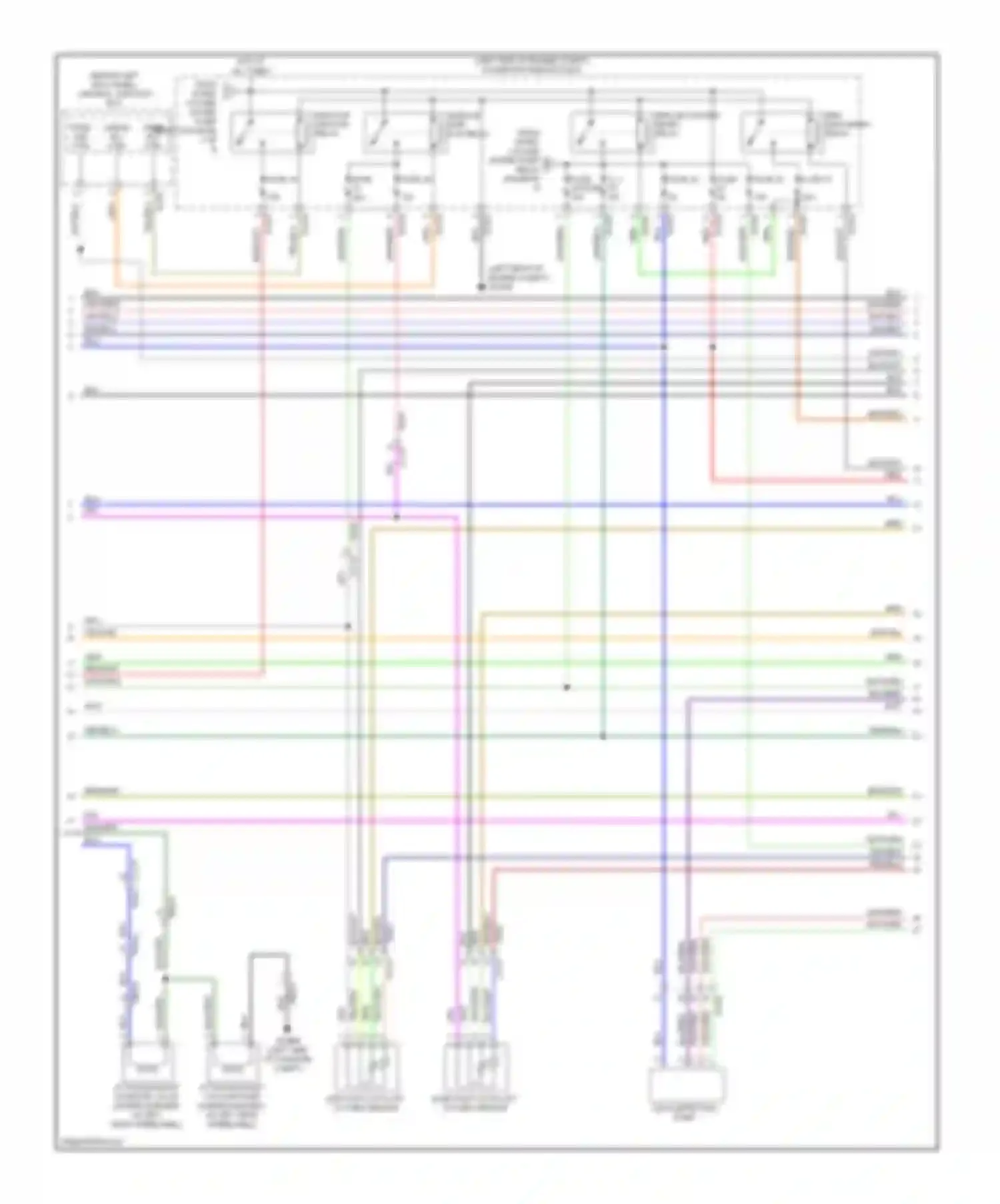 Wiring diagram odd post-catalyst oxygen sensor for Jaguar XK II facelift 2 (2011-2014) (1 of 1)