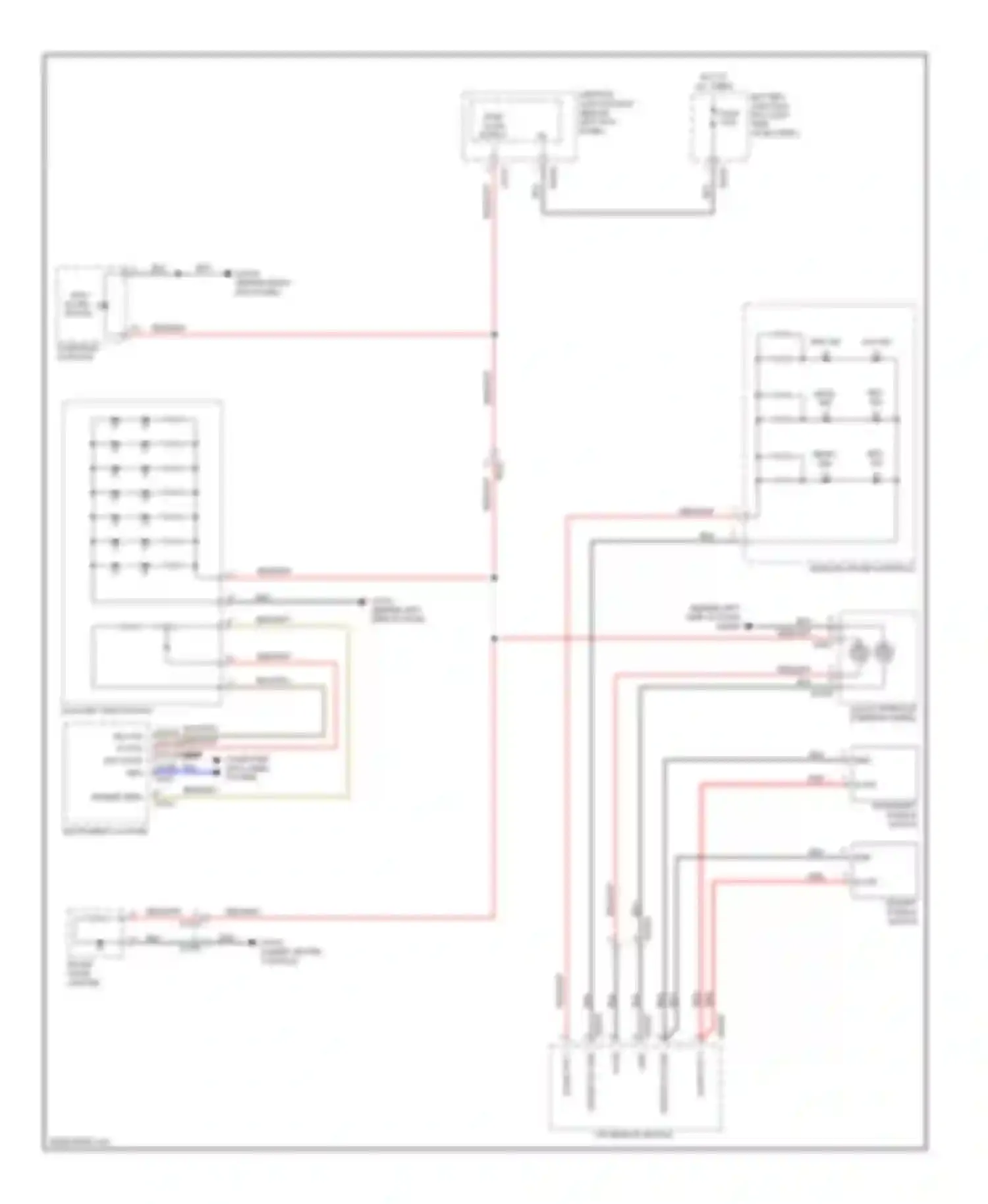 Wiring diagram res ind for Jaguar XK II facelift 2 (2011-2014) (1 of 1)