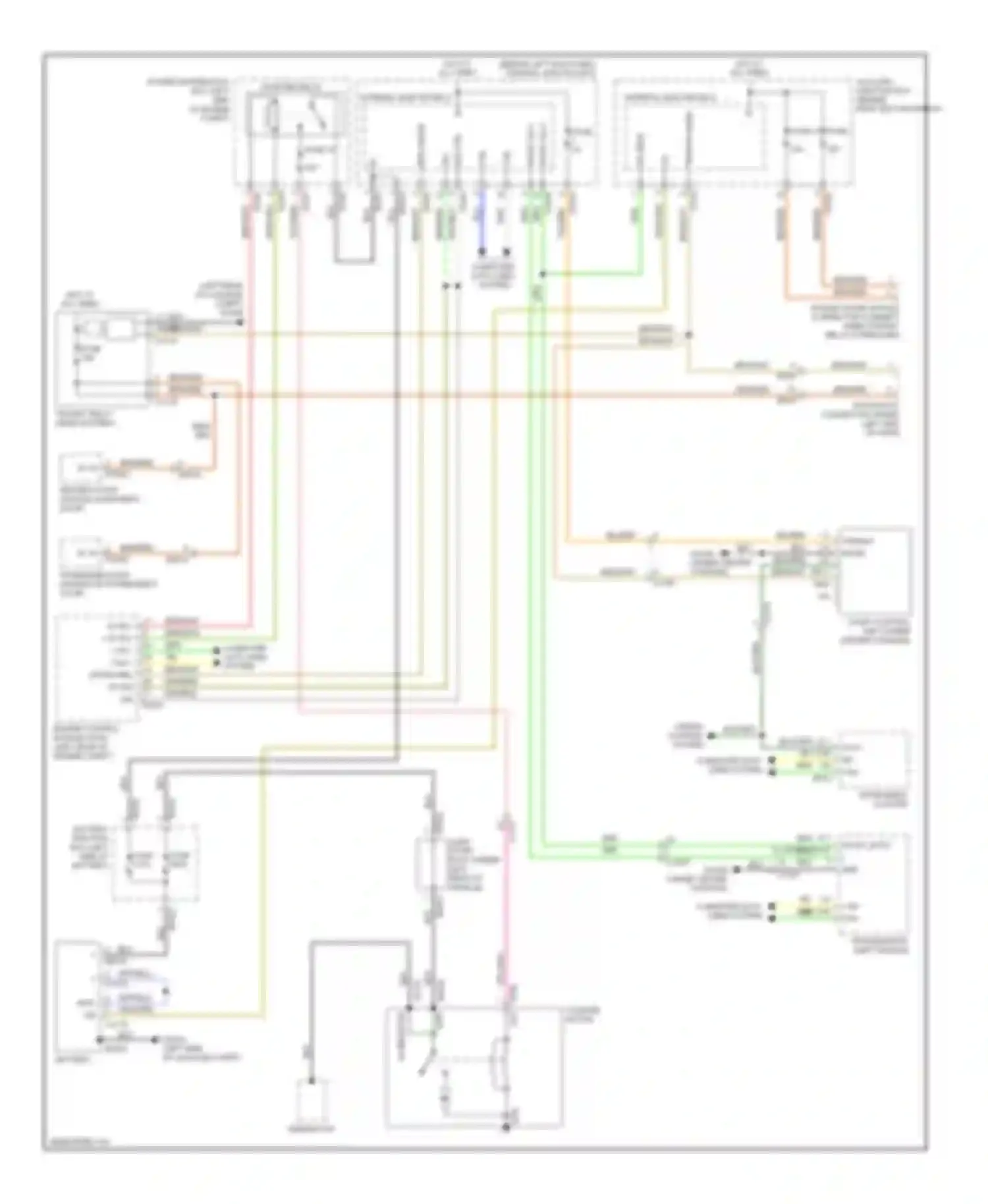 Wiring diagram transit mode for Jaguar XK II facelift 2 (2011-2014) (4 of 4)