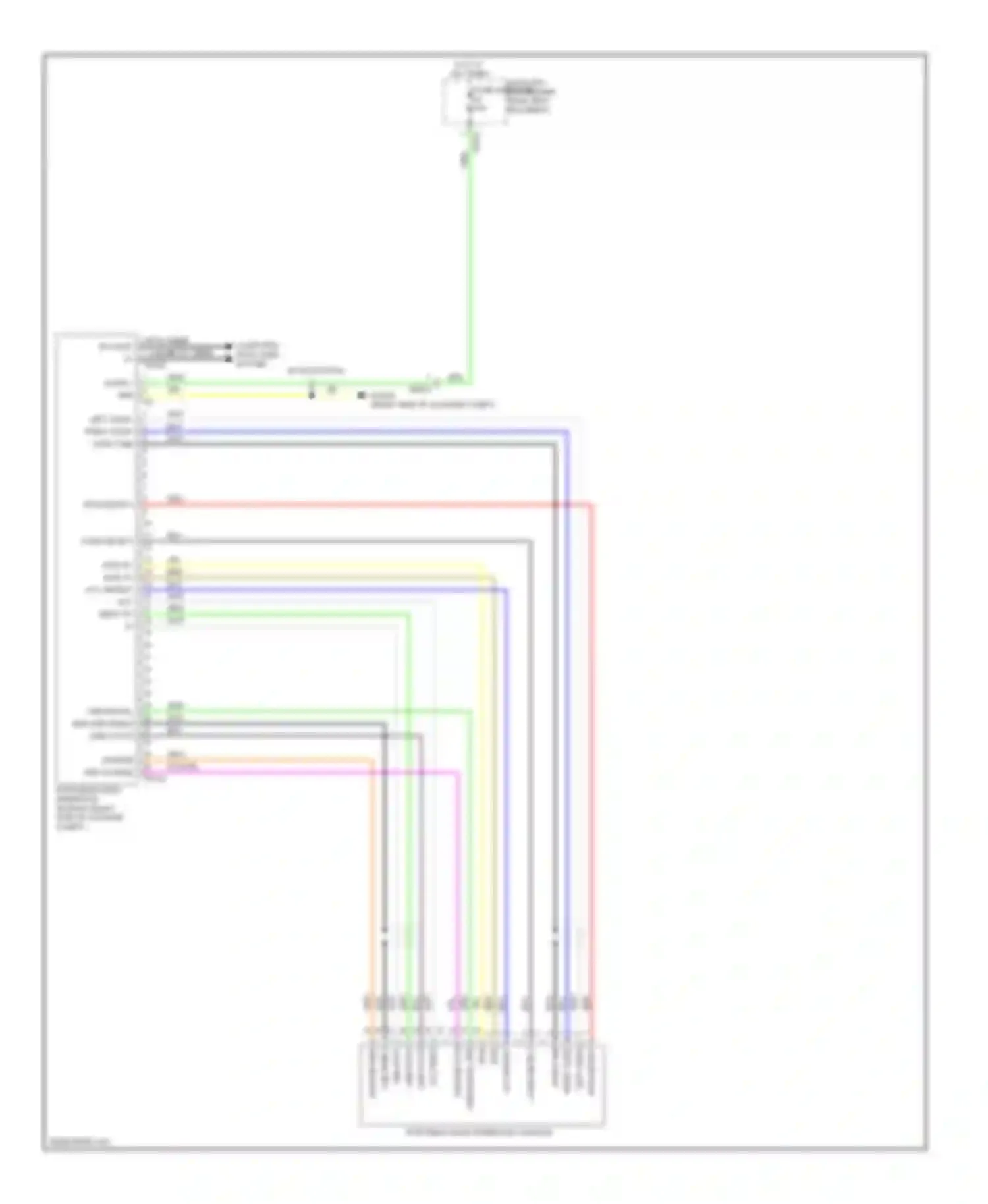 Wiring diagram usb shield for Jaguar XK II facelift 2 (2011-2014) (1 of 1)