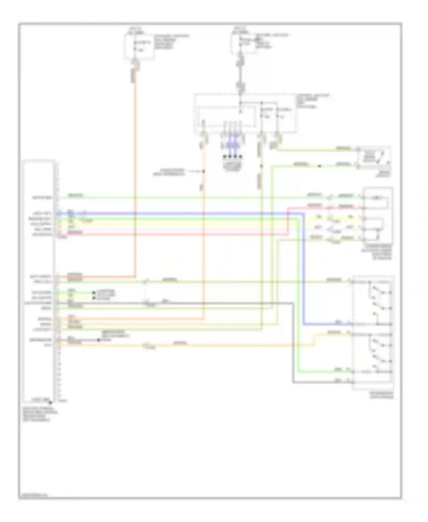 Wiring diagram w/ electronic rear differential for Jaguar XK II facelift 2 (2011-2014) (1 of 1)