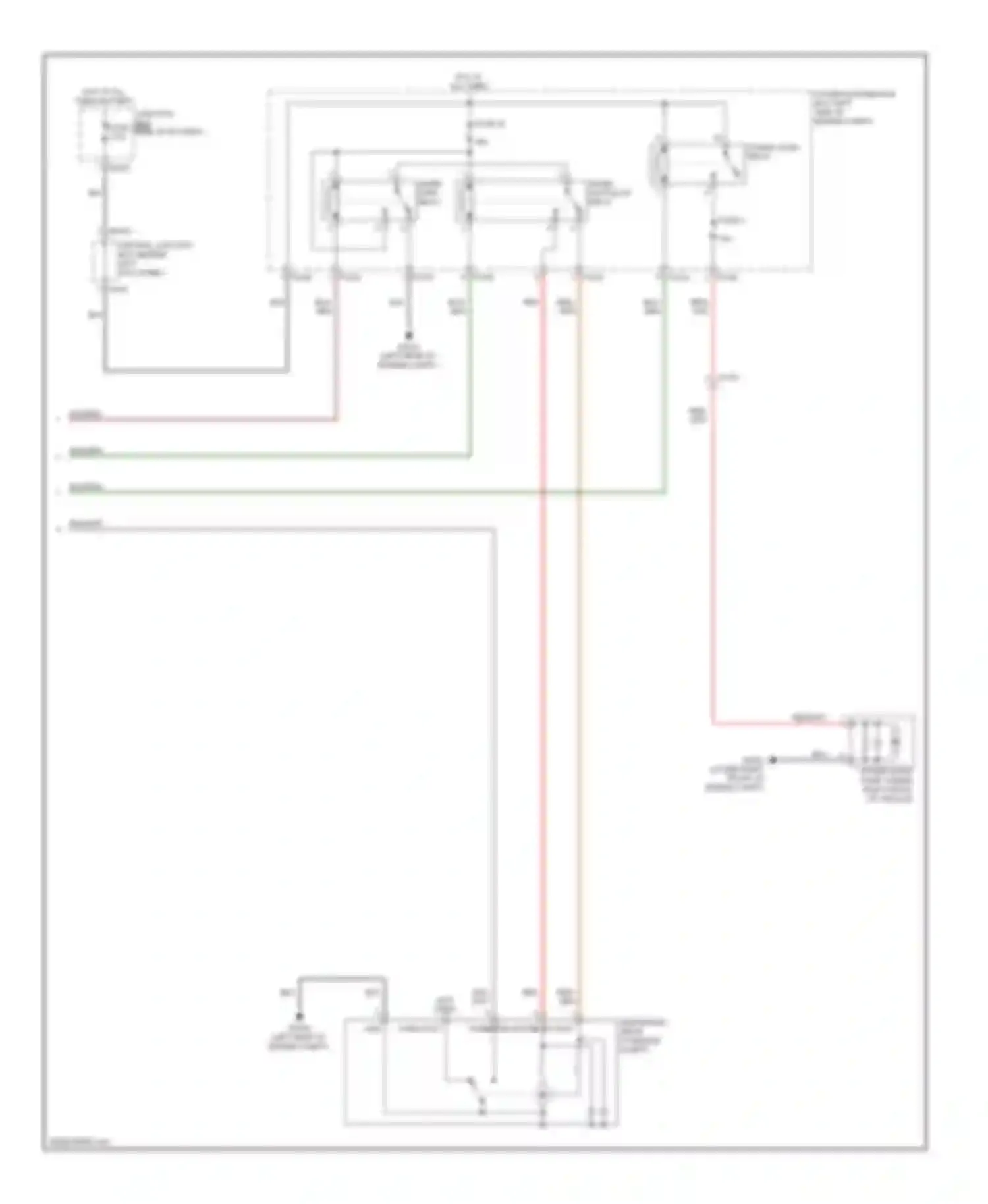 Wiring diagram wiper fast/slow relay for Jaguar XK II facelift 2 (2011-2014) (2 of 2)