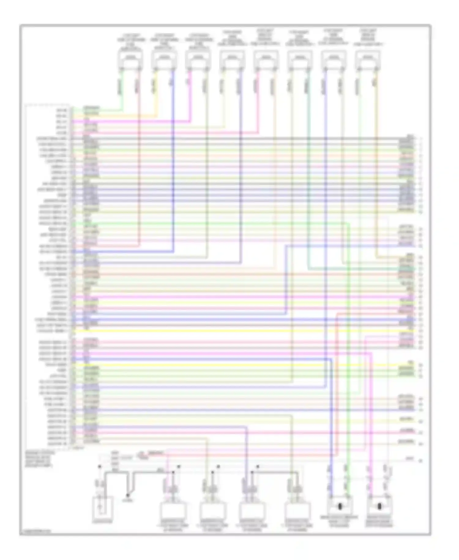 XK Jaguar II facelift (2009-2011): Wiring diagram engine performance 5.0l (1 of 6)
