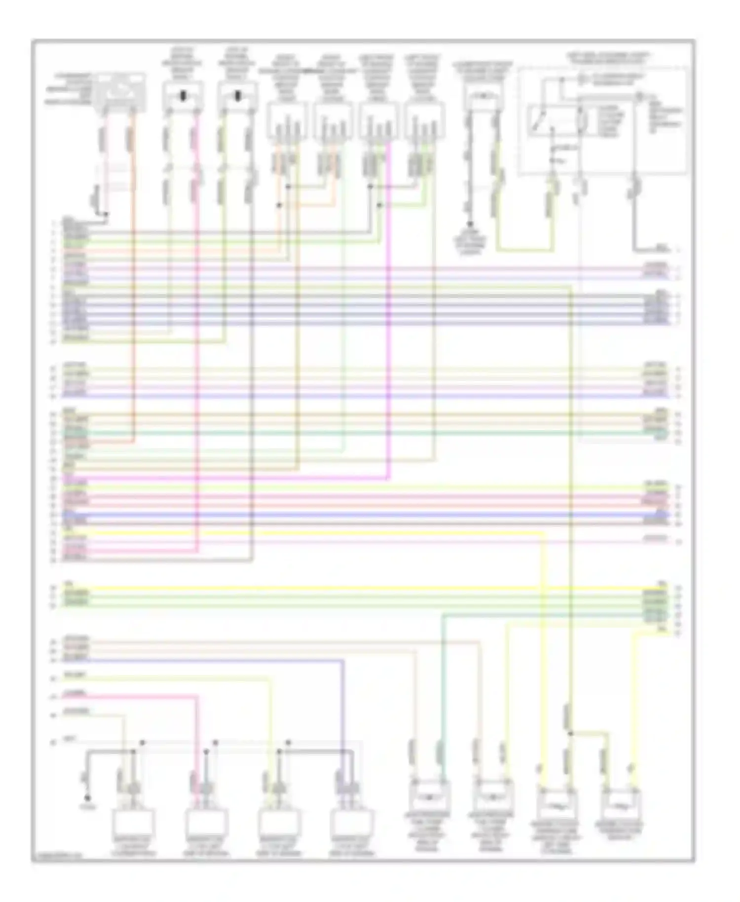 XK Jaguar II facelift (2009-2011): Wiring diagram engine performance 5.0l (2 of 6)