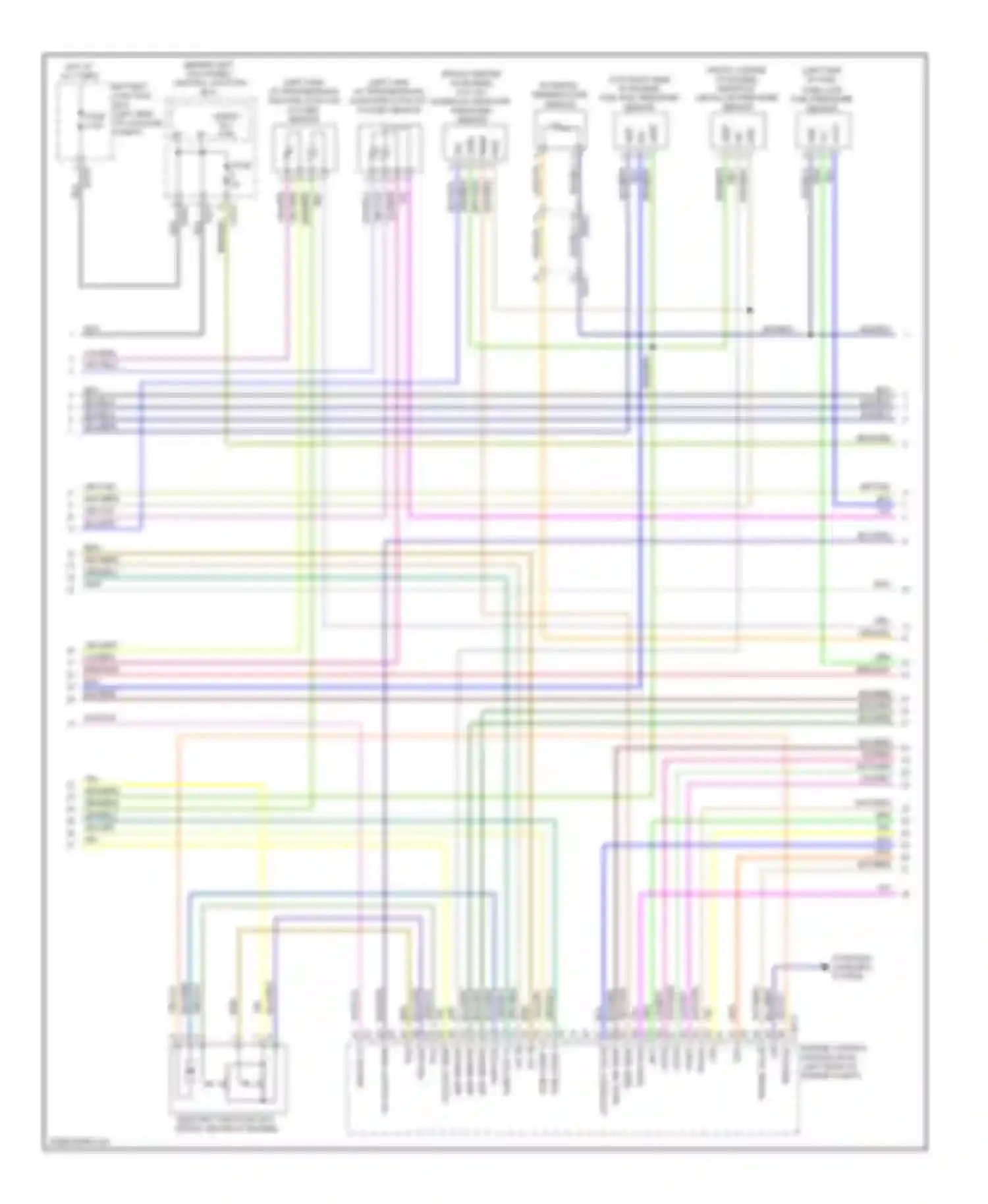XK Jaguar II facelift (2009-2011): Wiring diagram engine performance 5.0l (3 of 6)